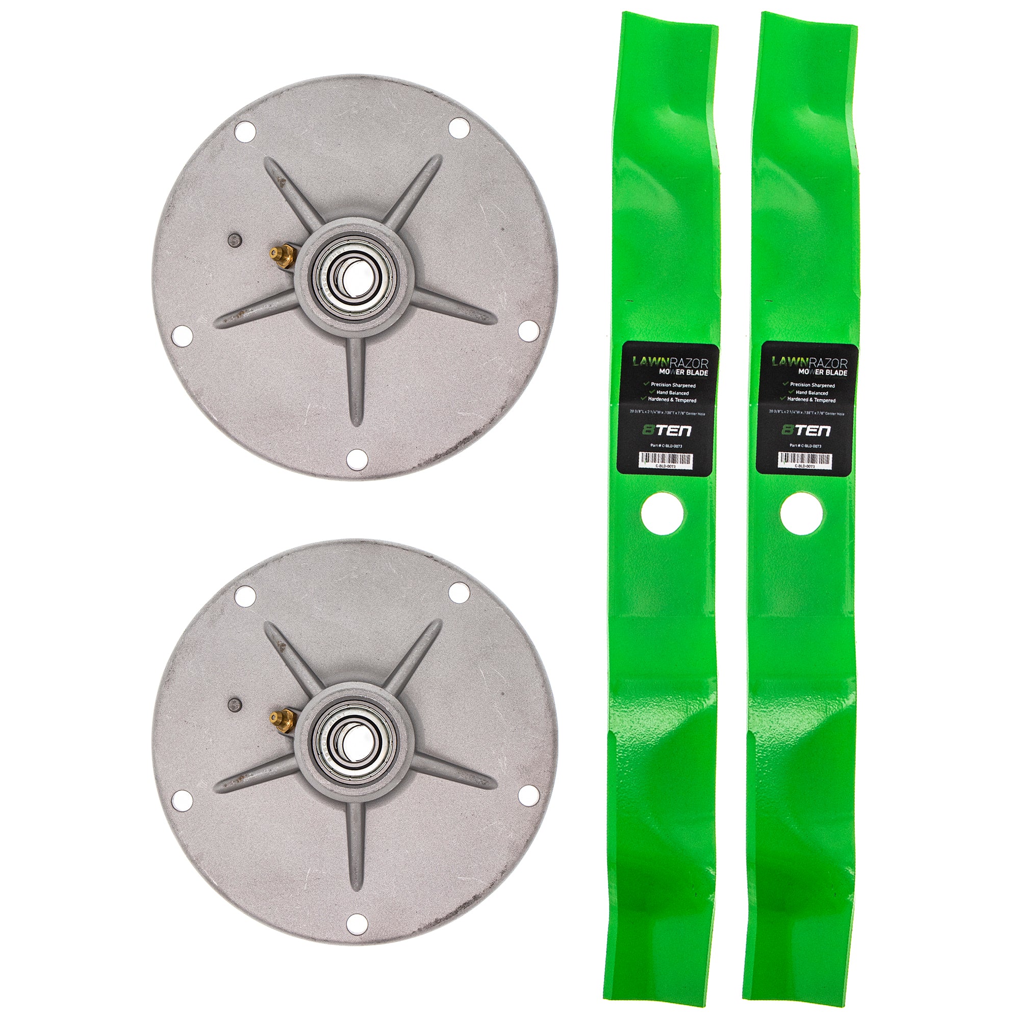 Deck Spindles Mulching Blades Kit For Murray 8TEN PARTS