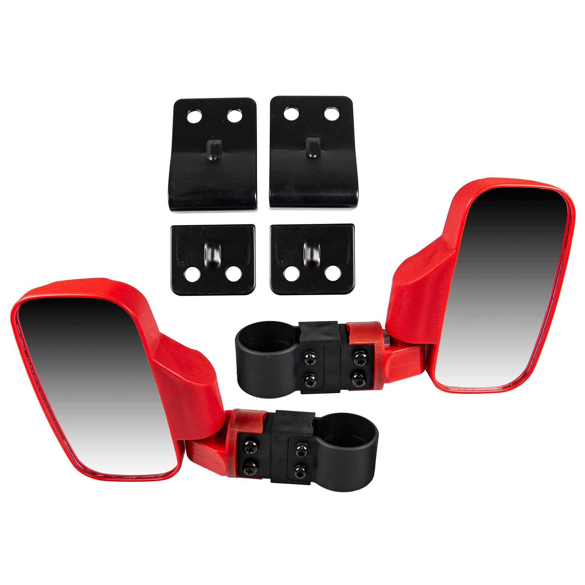 Red Side View Mirror Pro-Fit Set for zOTHER Pioneer MK1002934 NICHE MK1002934