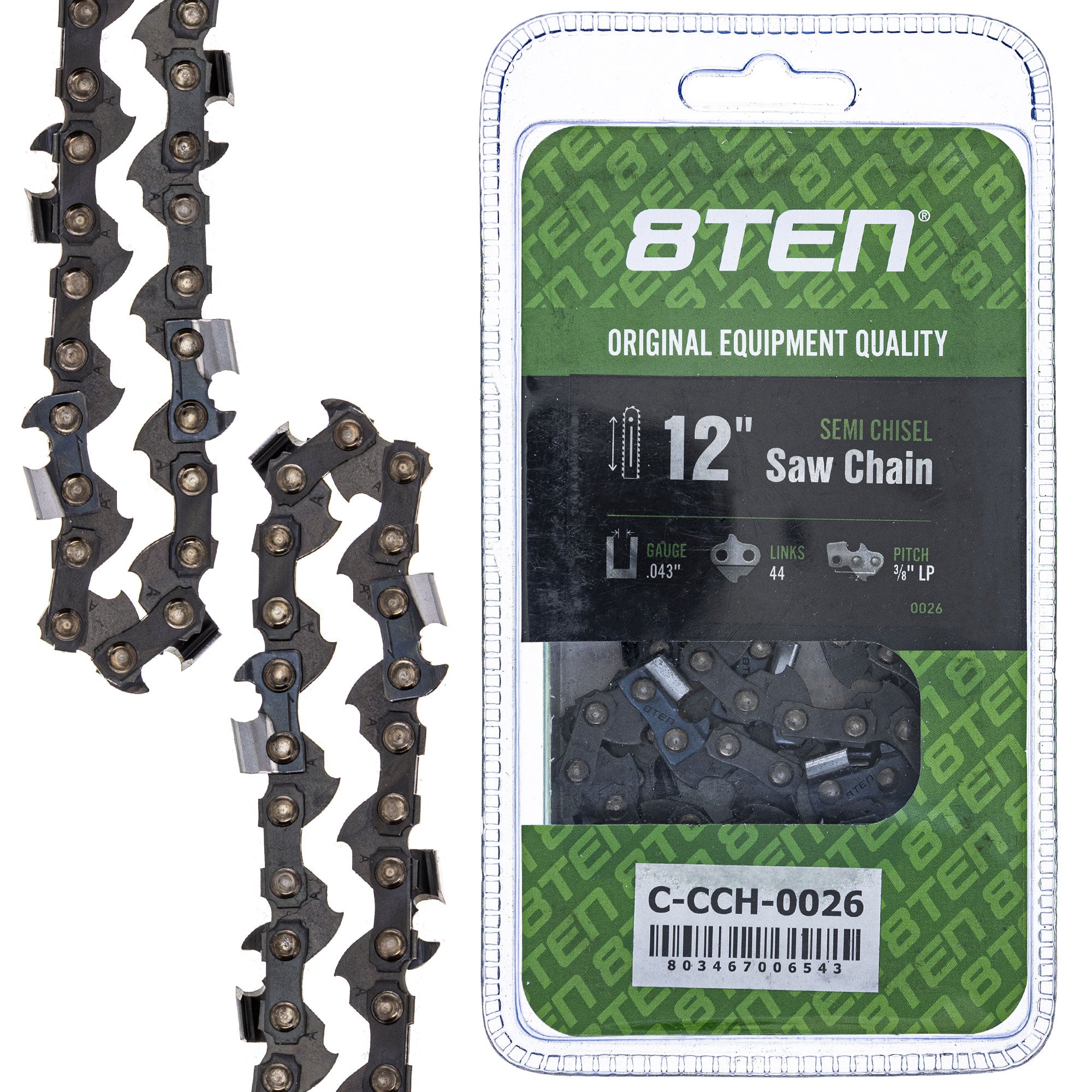 8TEN MK1010240 Guide Bar & Chain for PPT-266H PPT-266 MSE MSA