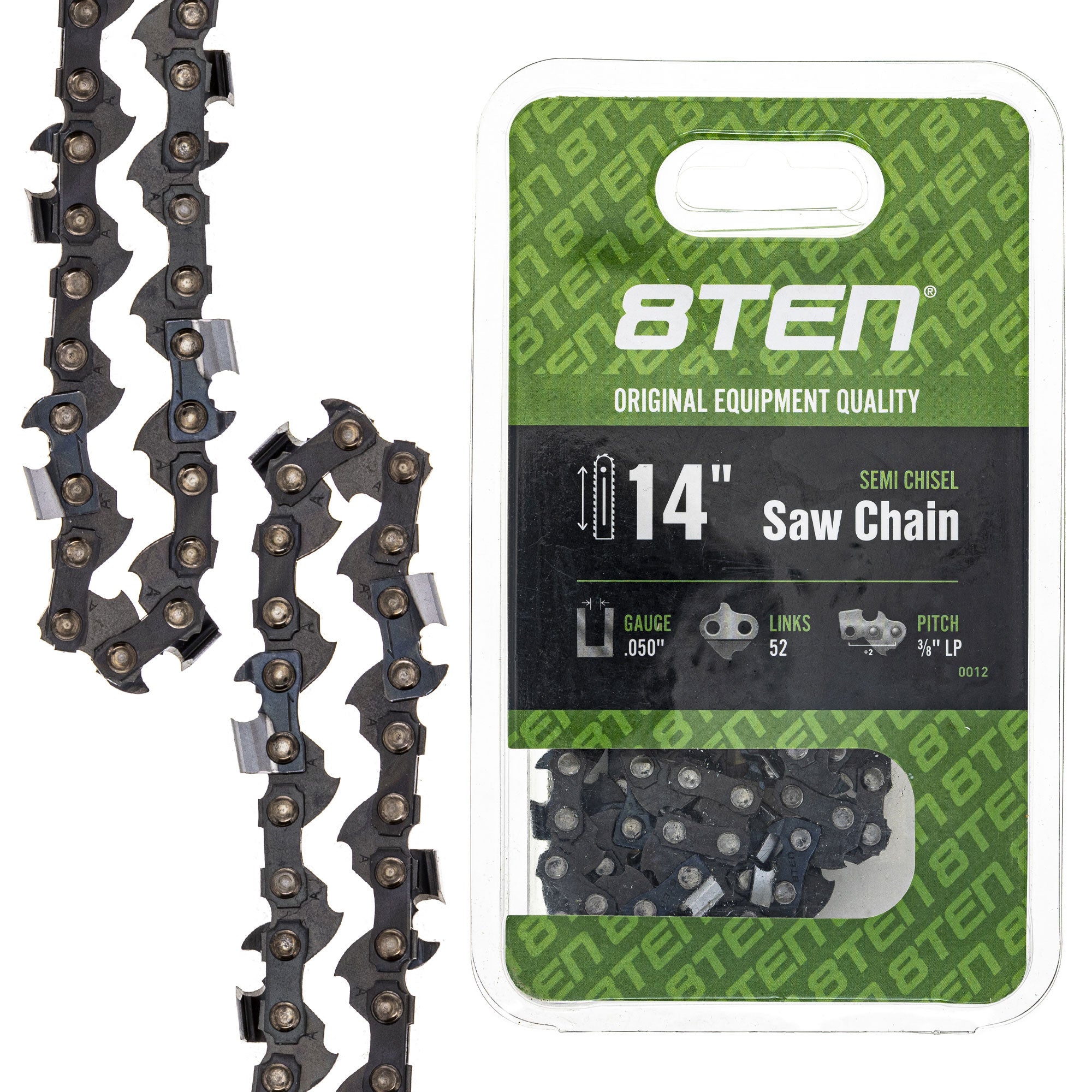 8TEN MK1010358 Guide Bar & Chain for 338 334 23C