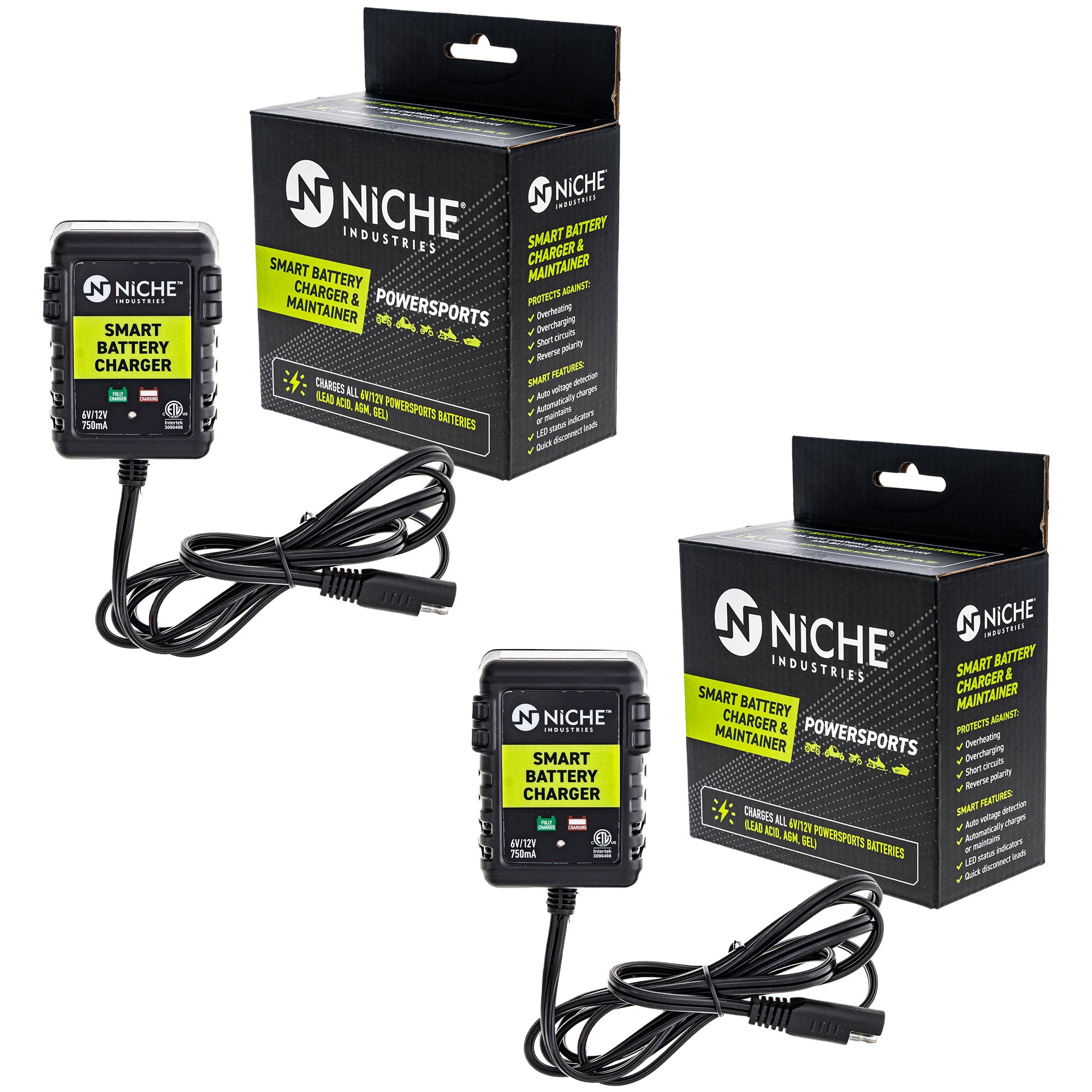 NICHE 20 Amp Smart Battery Charger/Jump Starter All 12-Volt AGM Gel Lead-Acid