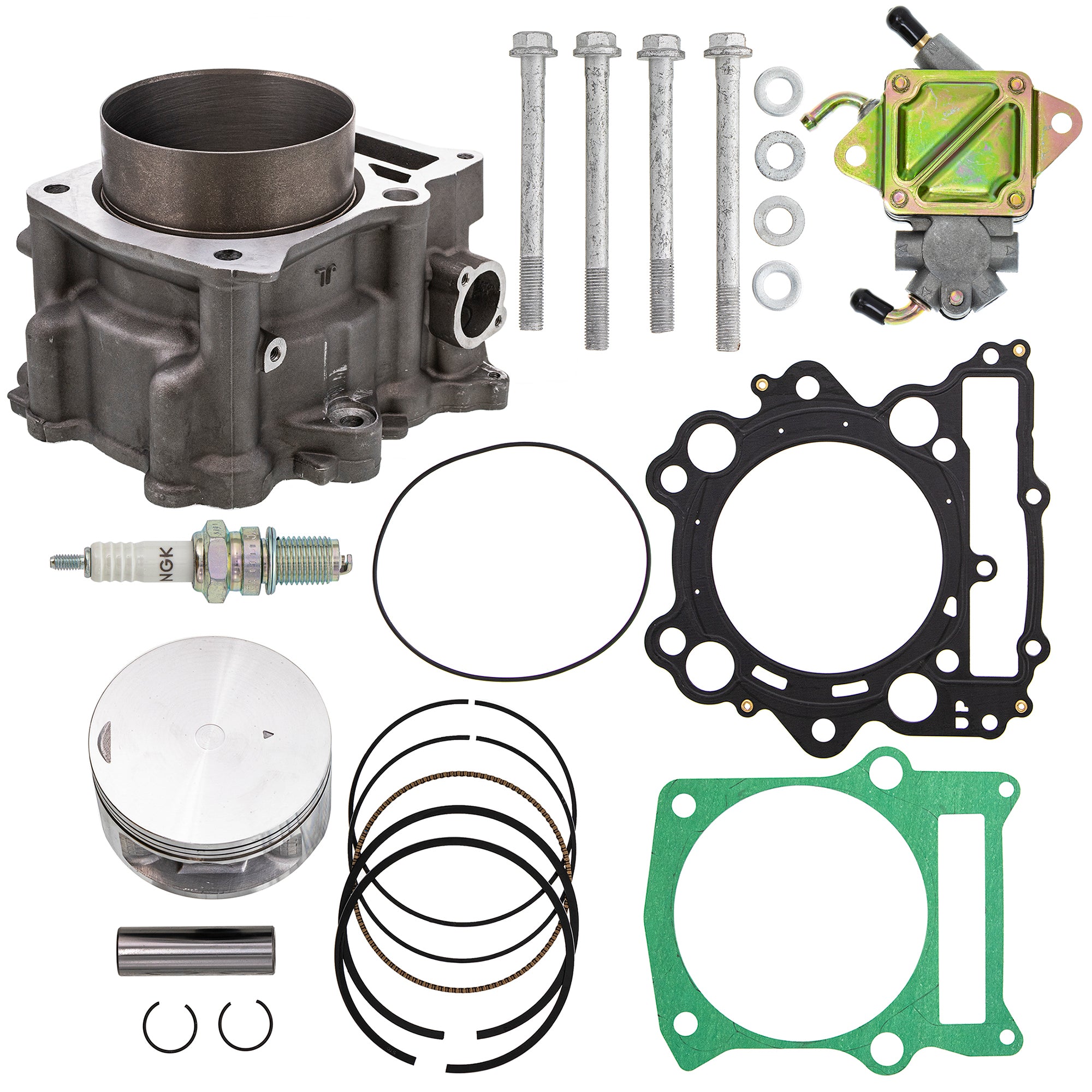Cylinder & Fuel Pump Kit for zOTHER Yamaha Rhino 90201-102G9-00 90105-10649-00 NICHE MK1001128