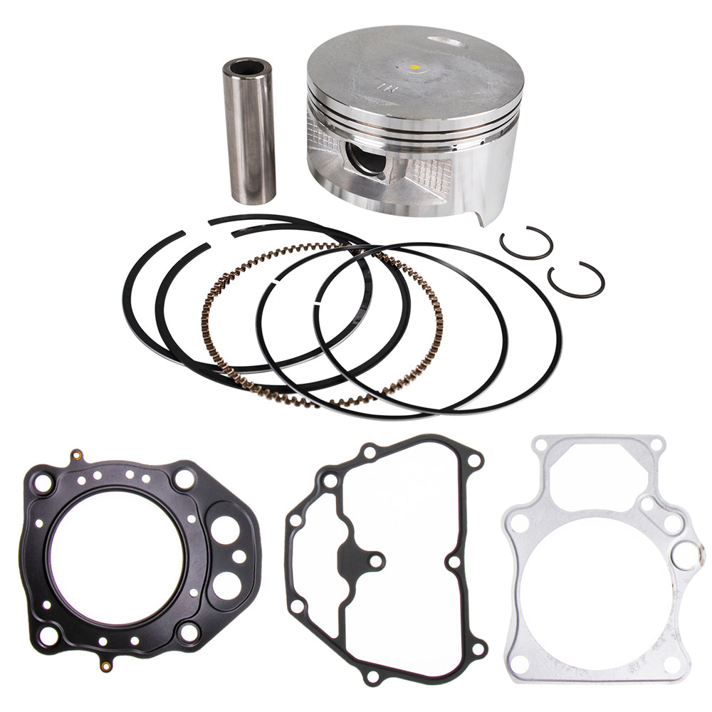 Piston Rings Gasket Kit for Honda FourTrax 13101-HP5-600 12315-HP5-601 12251-HP7-A01 NICHE MK1001177