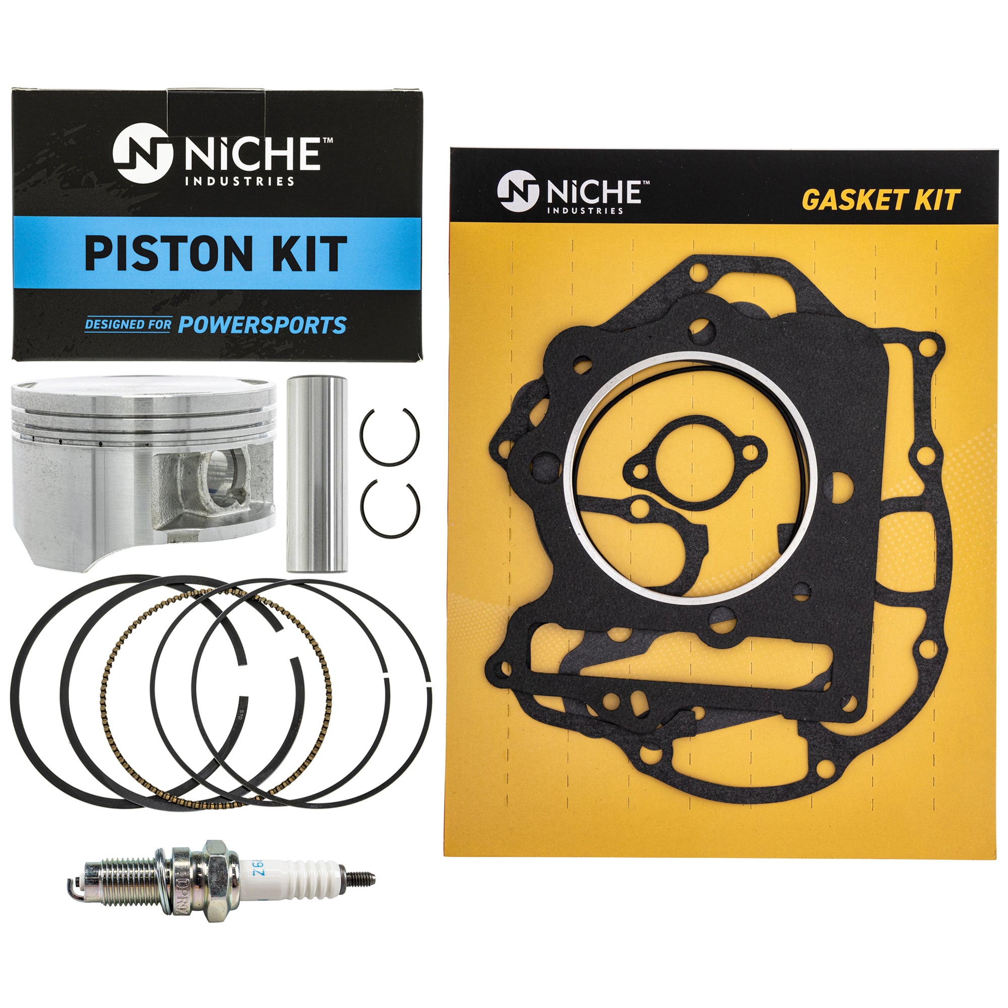 Gasket Piston Ring Spark Plug Kit for zOTHER Honda XR400R TRX400 SporTrax 98061-59616 NICHE MK1001220