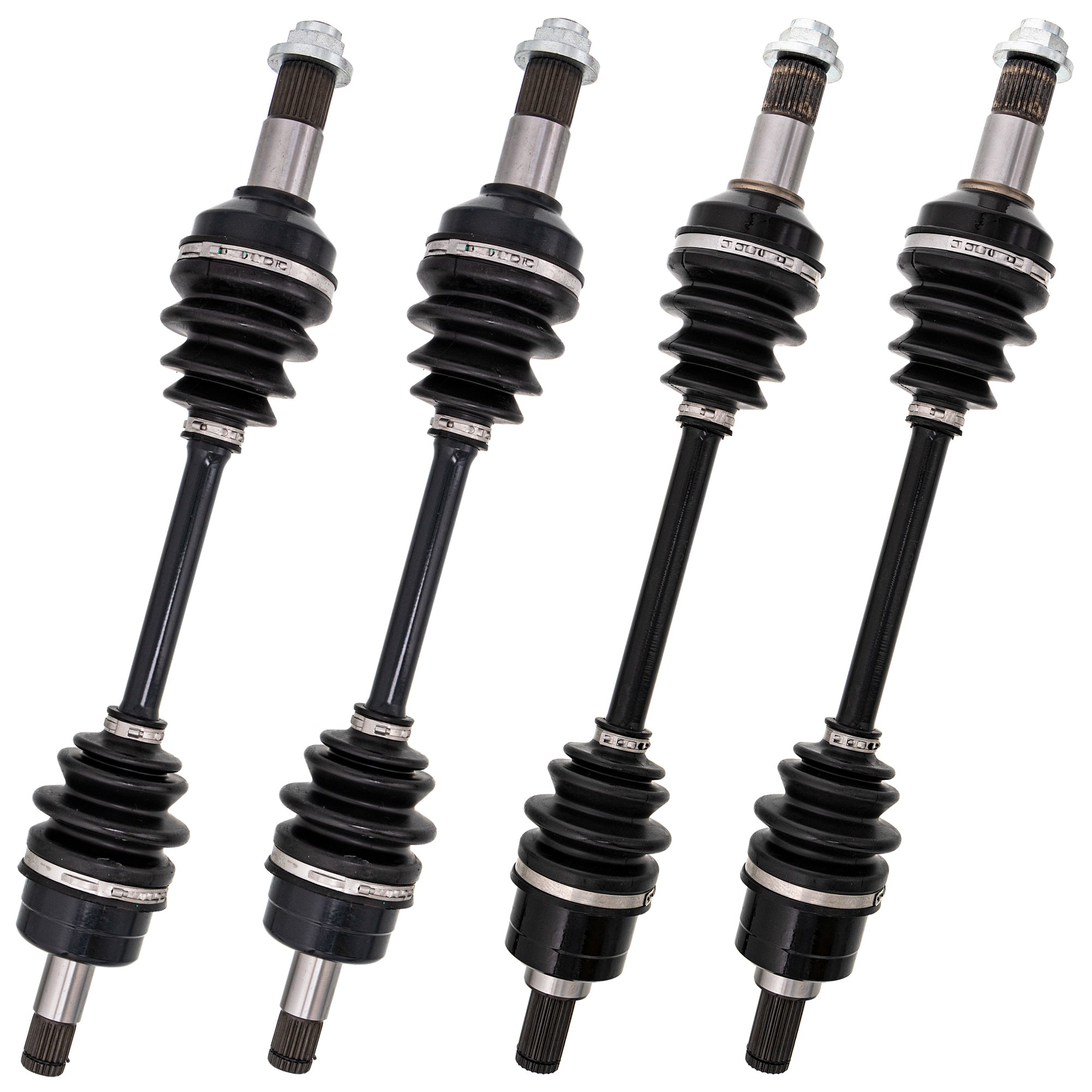 CV Axle Drive Shaft Set (Front & Rear) for zOTHER Grizzly 3B4-2530V-00-00 3B4-2518E-10-00 NICHE MK1001429