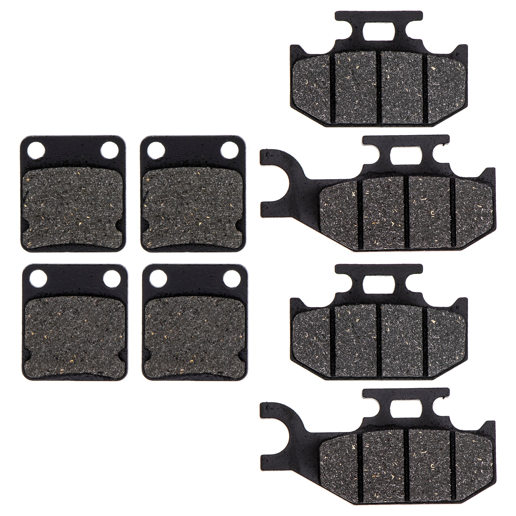 Semi-Metallic Brake Pads Kit Front/Rear for Polaris Ranger ACE 1912970 1912971 NICHE MK1002415