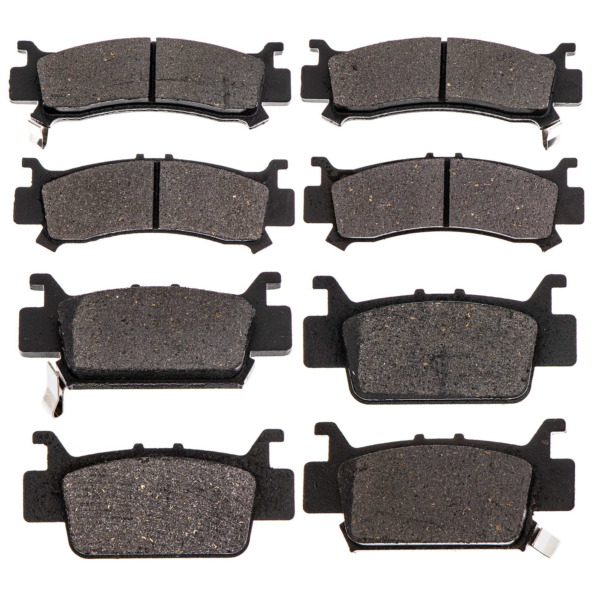 Semi-Metallic Brake Pads Kit Front/Rear for Honda Pioneer 06451-HL4-A01 06452-HL4-A01 NICHE MK1002424