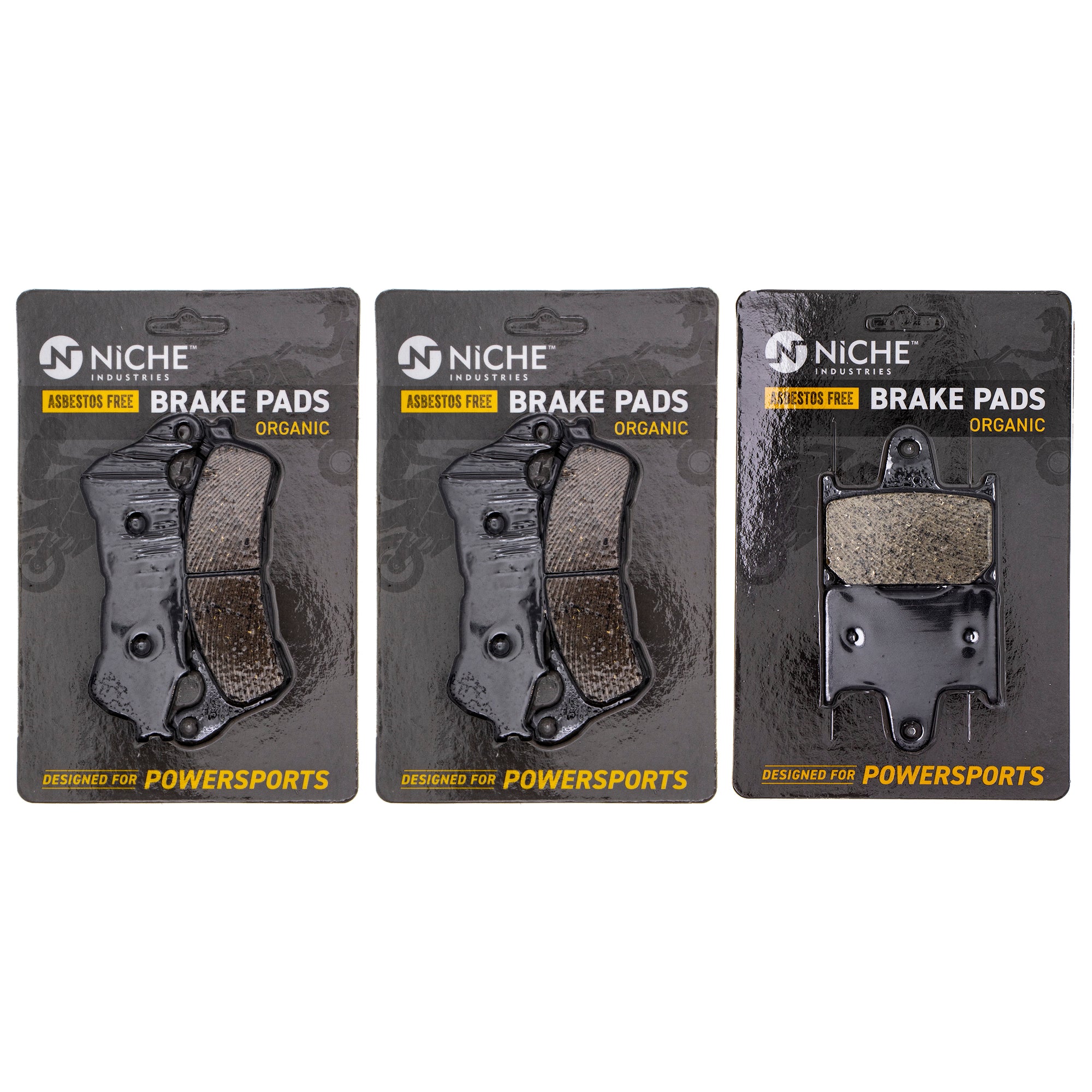 Brake Pad Kit Front/Rear for zOTHER Honda Shadow 06455-MEG-H12 06455-MEG-H11 06435-MAZ-016 NICHE MK1002642
