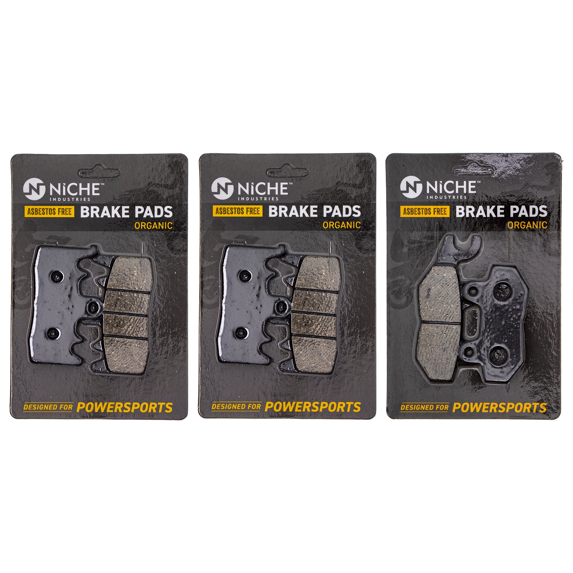 Organic Brake Pad Set for zOTHER Triumph Ducati BMW Tiger T2025045 T2022458 NICHE MK1002707