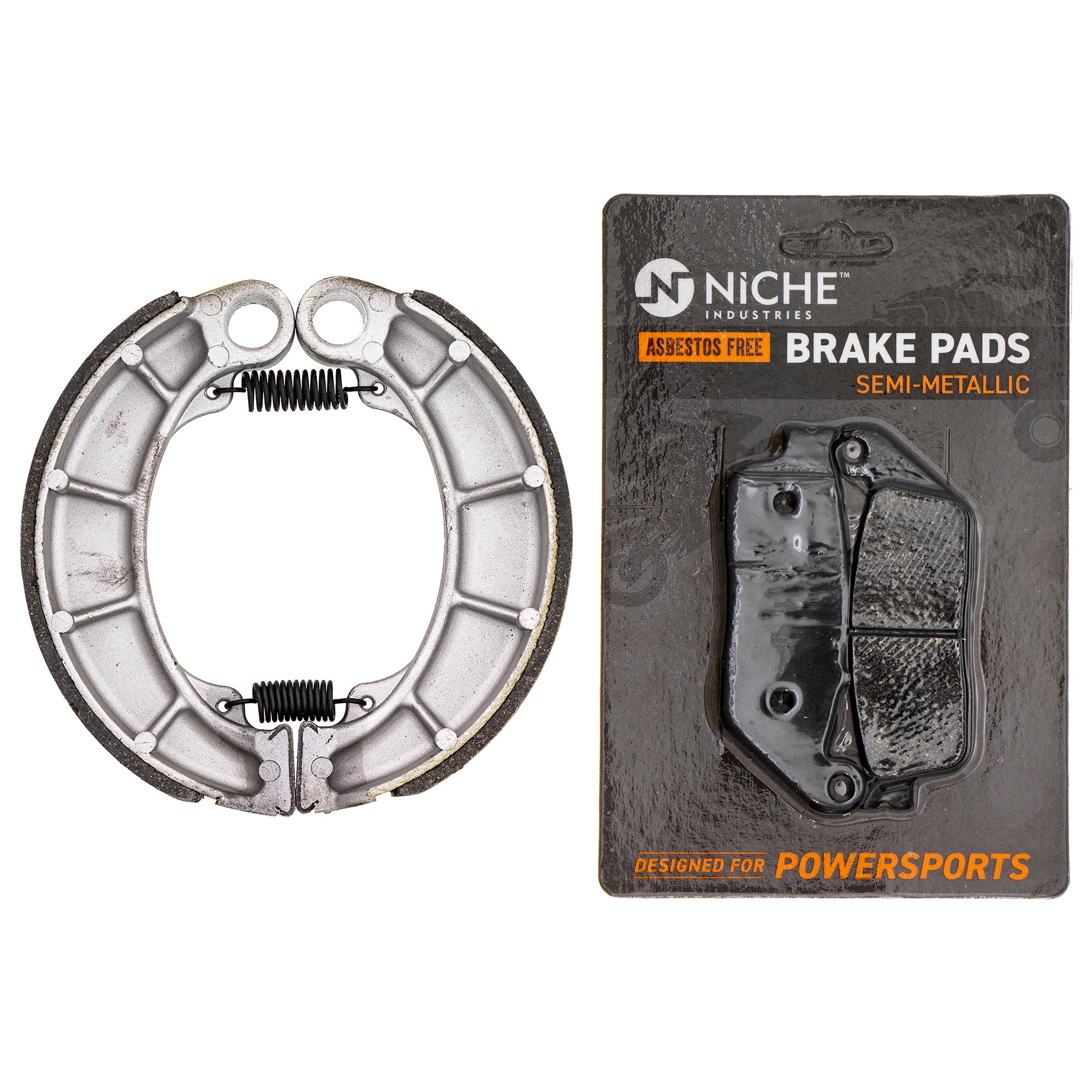 Full Semi-Metallic Brake Pad & Shoe Set for zOTHER Honda Shadow Nighthawk 06430-MW3-671 NICHE MK1002879