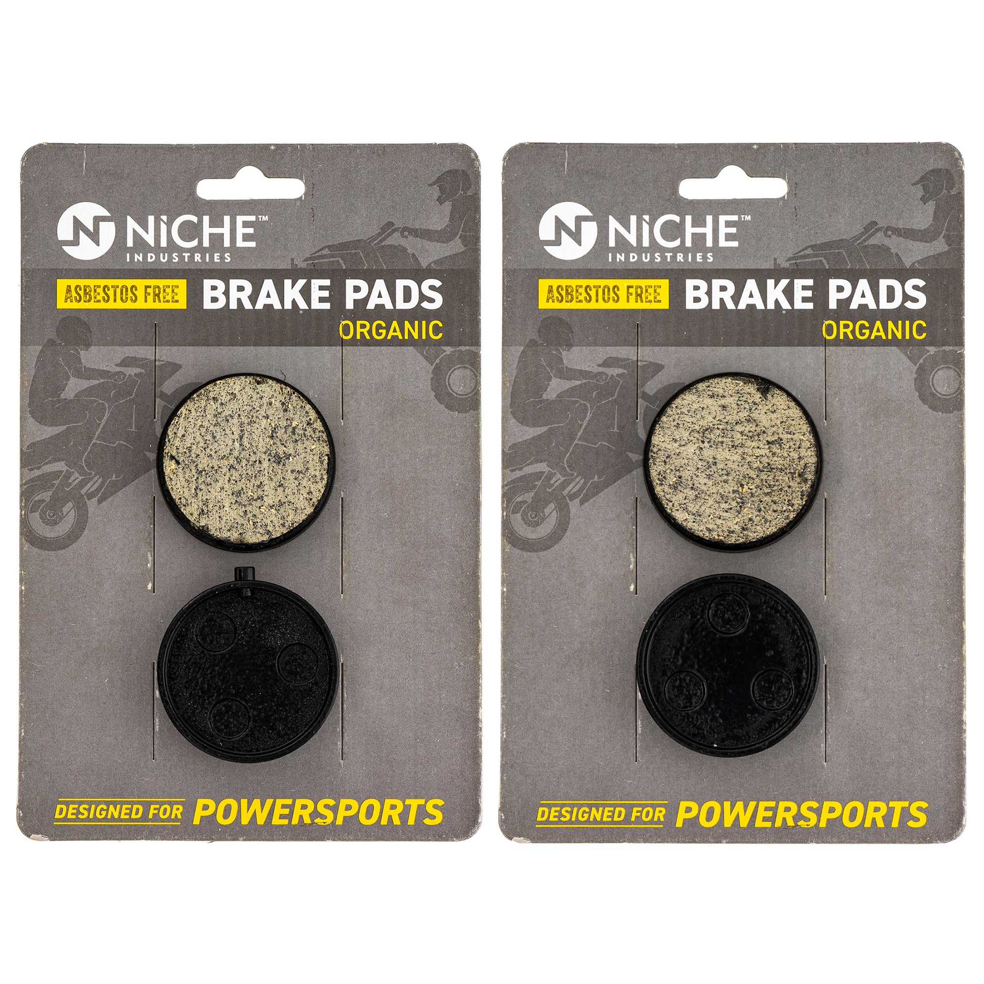 Brake Pad Kit Front/Rear for zOTHER Yamaha VK540 Venture SR540 Phazer 89J-25811-00-00 NICHE MK1002882