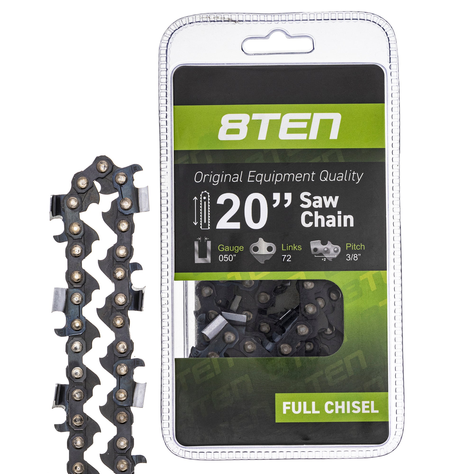 8TEN MK1002922 Guide Bar & Chain for zOTHER Windsor Stens Silver