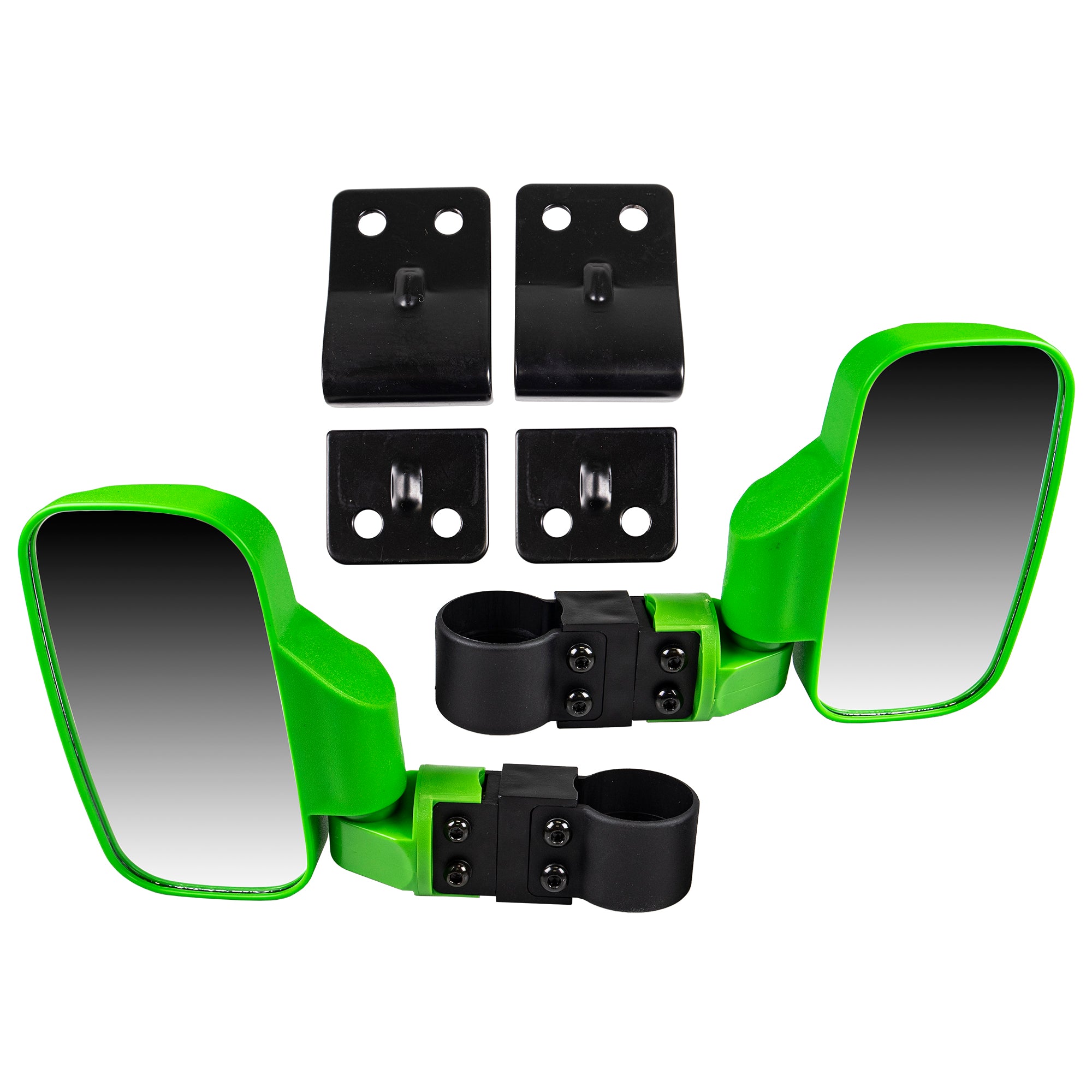 Green Side View Mirror Pro-Fit Set for zOTHER RZR Ranger MK1002933 NICHE MK1002933
