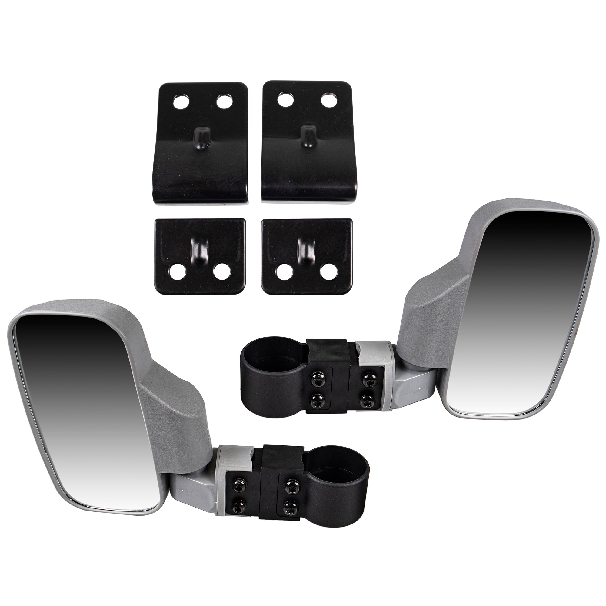 Silver Side View Mirror Pro-Fit Set for zOTHER Pioneer MK1002938 NICHE MK1002938
