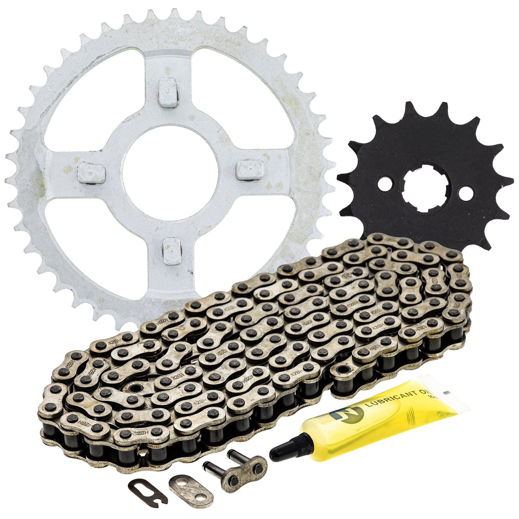 Drive Sprockets & Chain Kit for zOTHER Yamaha Suzuki Honda XL100S 40530-KSJ-003 NICHE MK1003792