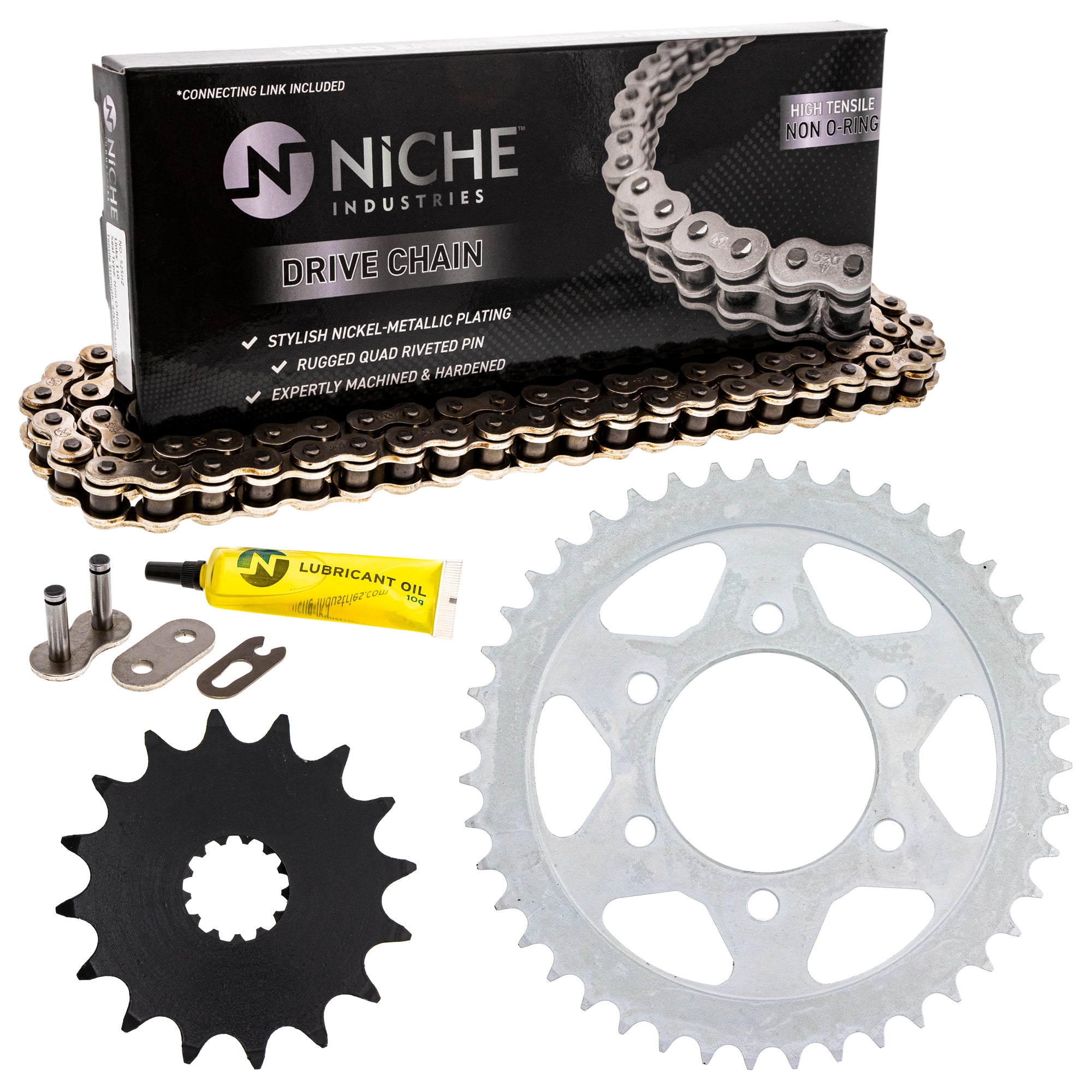 Drive Sprockets & Chain Kit for zOTHER Ninja 519-KCS0275K-K001 NICHE MK1003803