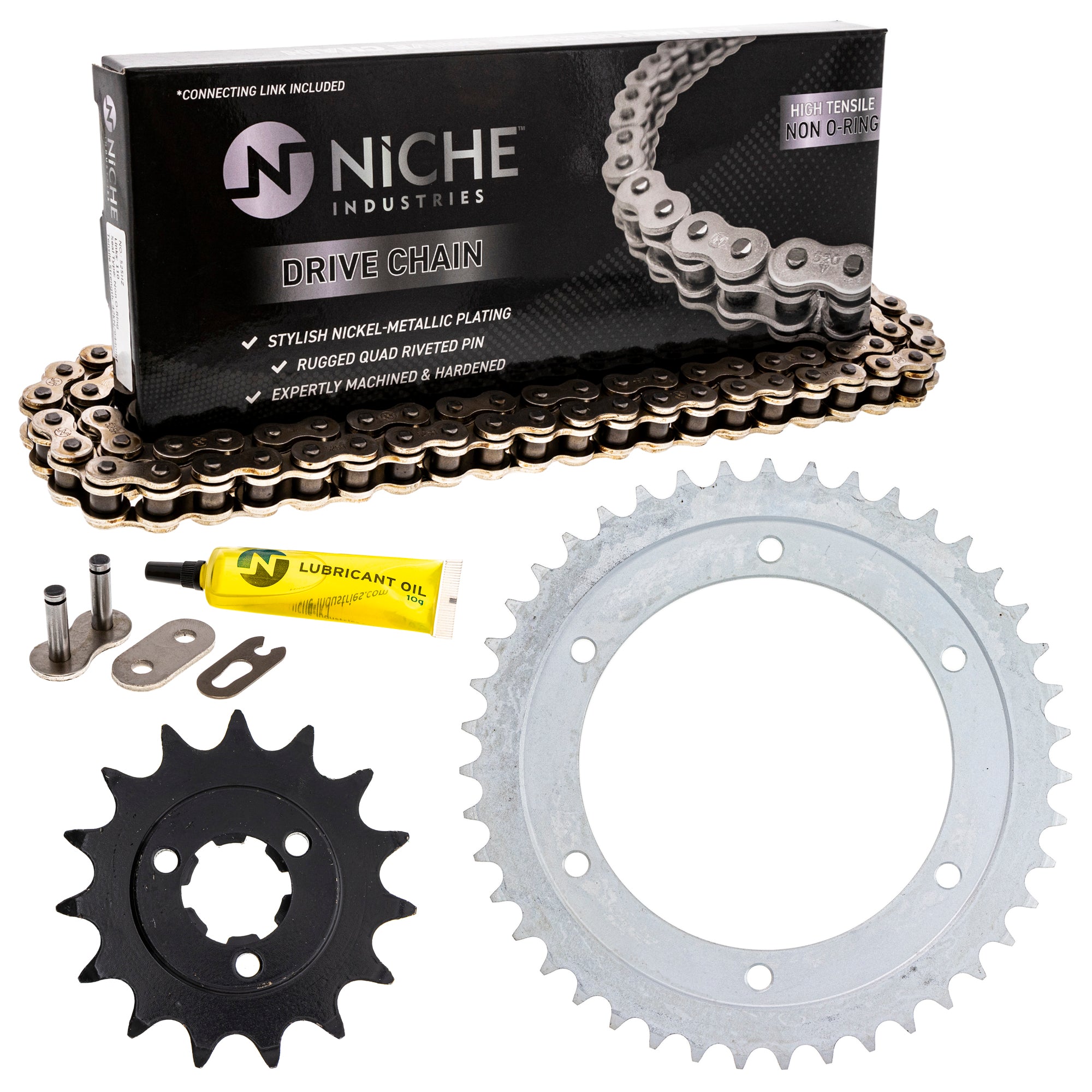 Drive Sprockets & Chain Kit for zOTHER XSR900 SV650S SV650 Super 519-KCS0282K-K001 NICHE MK1003810