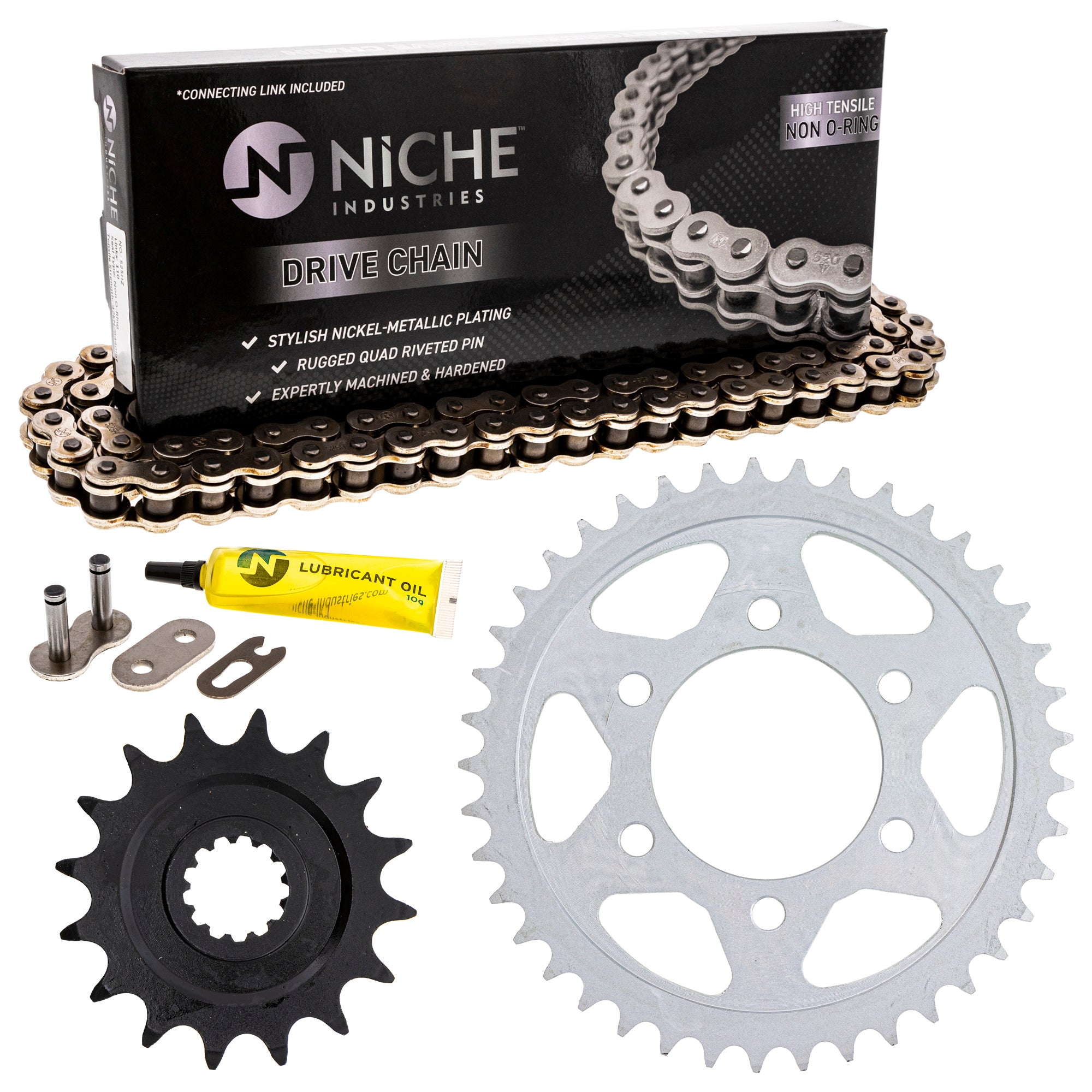 Drive Sprockets & Chain Kit for zOTHER Ninja 519-KCS0283K-K001 NICHE MK1003811