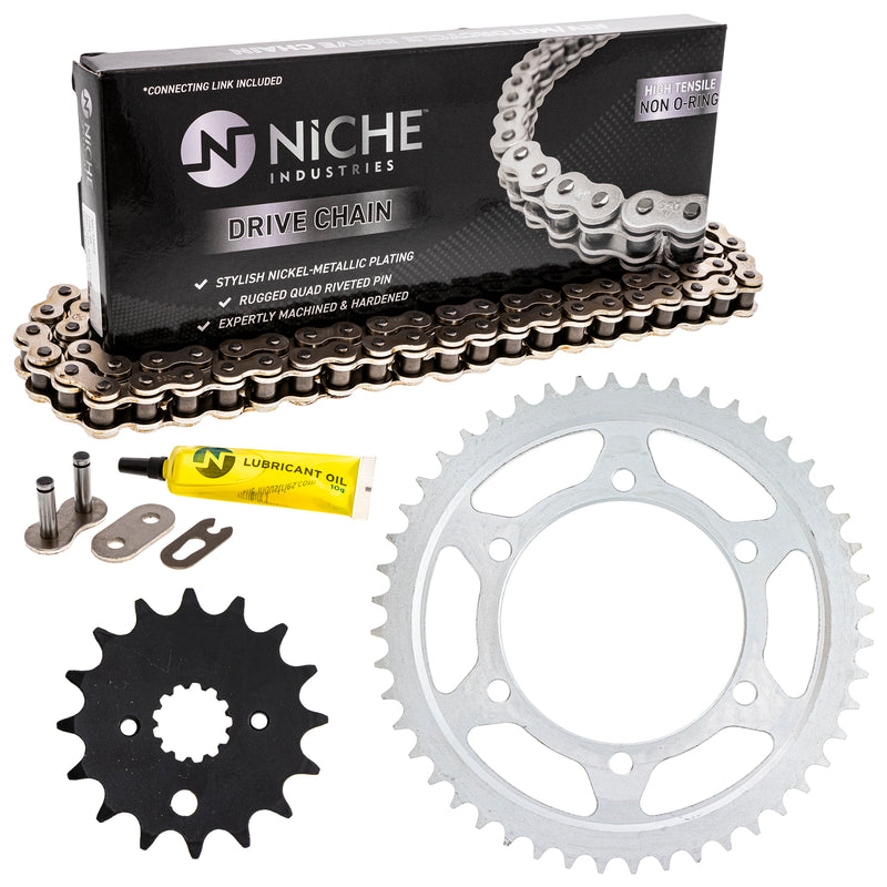 Drive Sprockets & Chain Kit for zOTHER Ninja 519-KCS0357K-K001 NICHE MK1003885