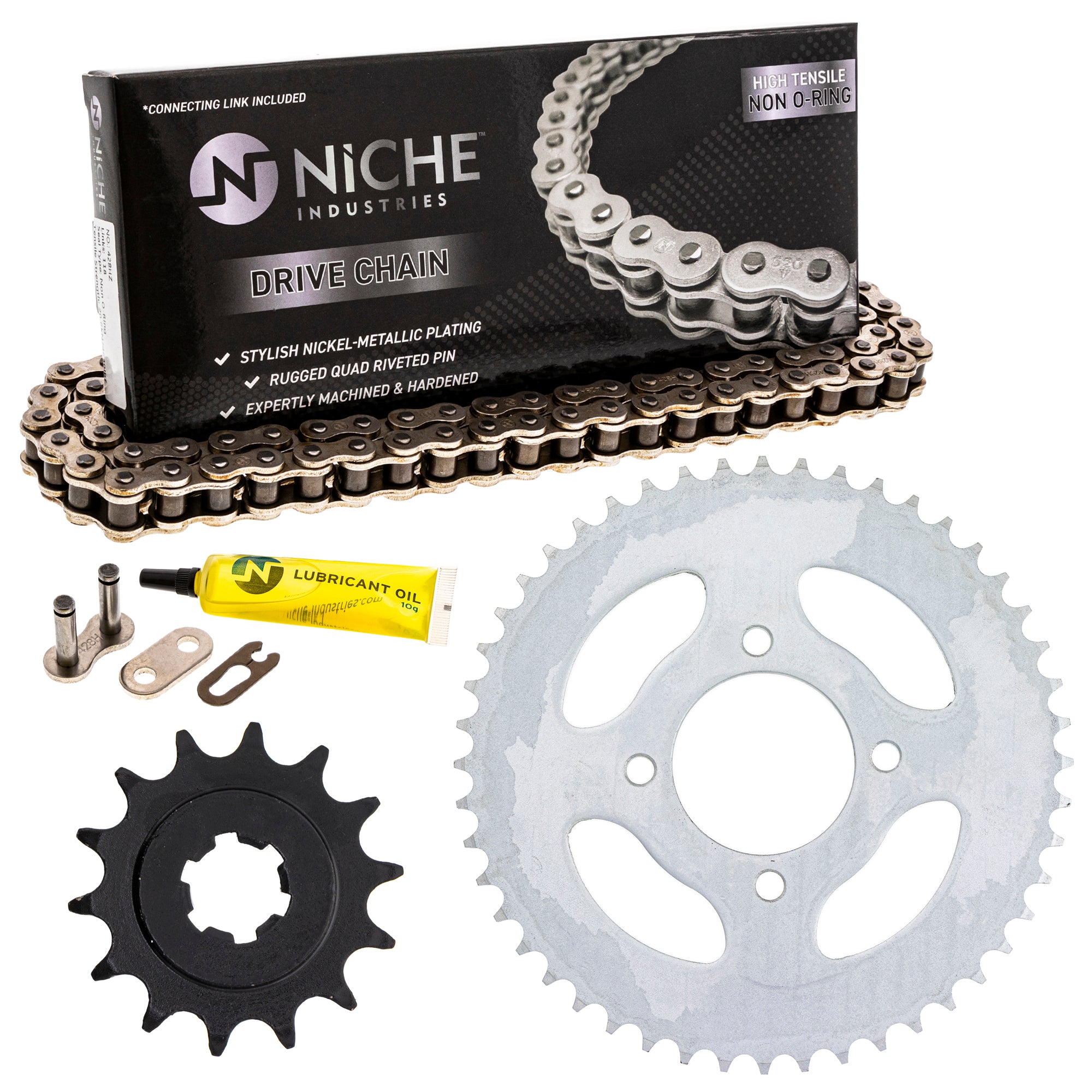 Drive Sprockets & Chain Kit for zOTHER Suzuki JT Sprocket RM80 RM125 RM100 Eliminator NICHE MK1003967