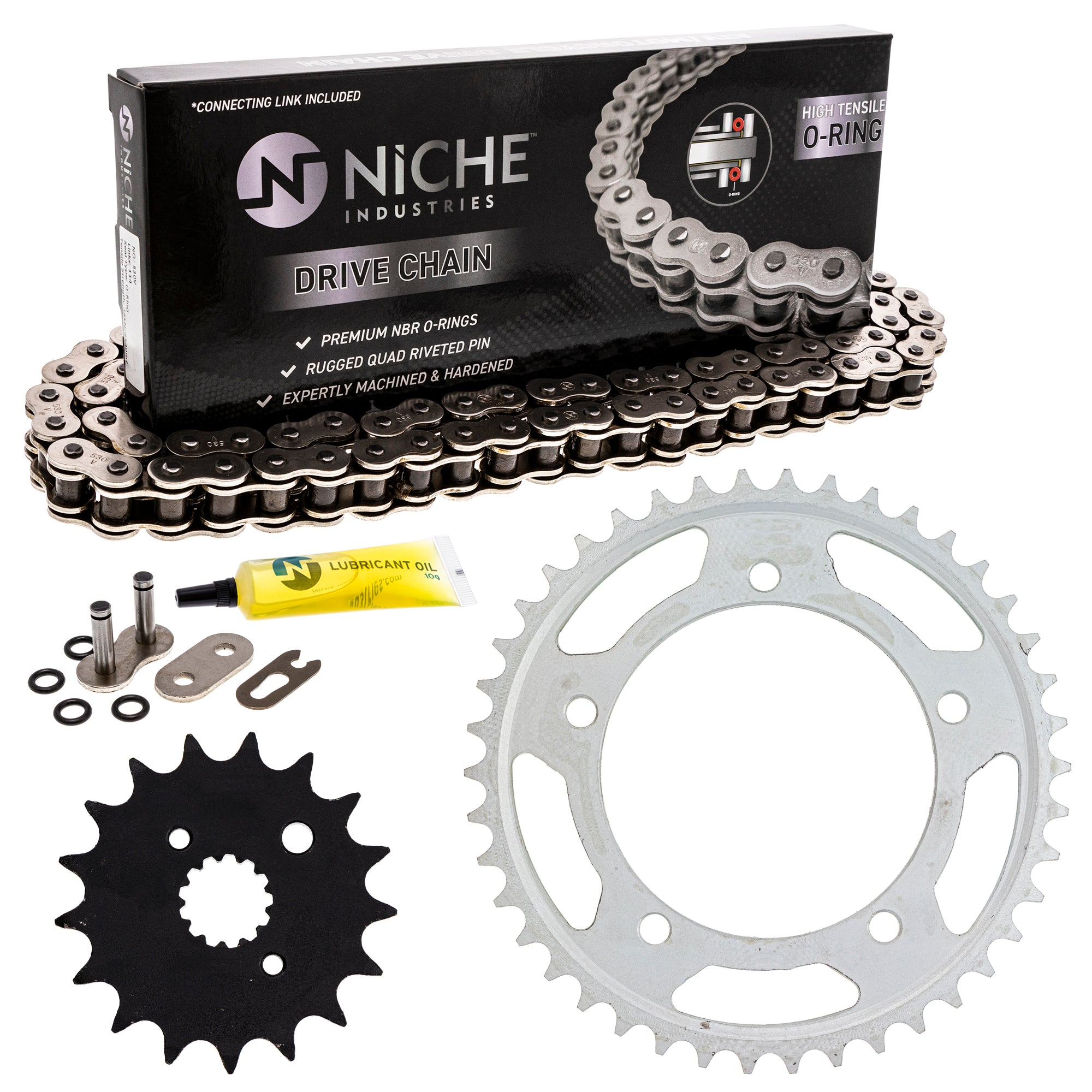 Drive Sprockets & Chain Kit for zOTHER Suzuki JT Sprocket GSXR1000 519-KCS0817K-K001 NICHE MK1004345