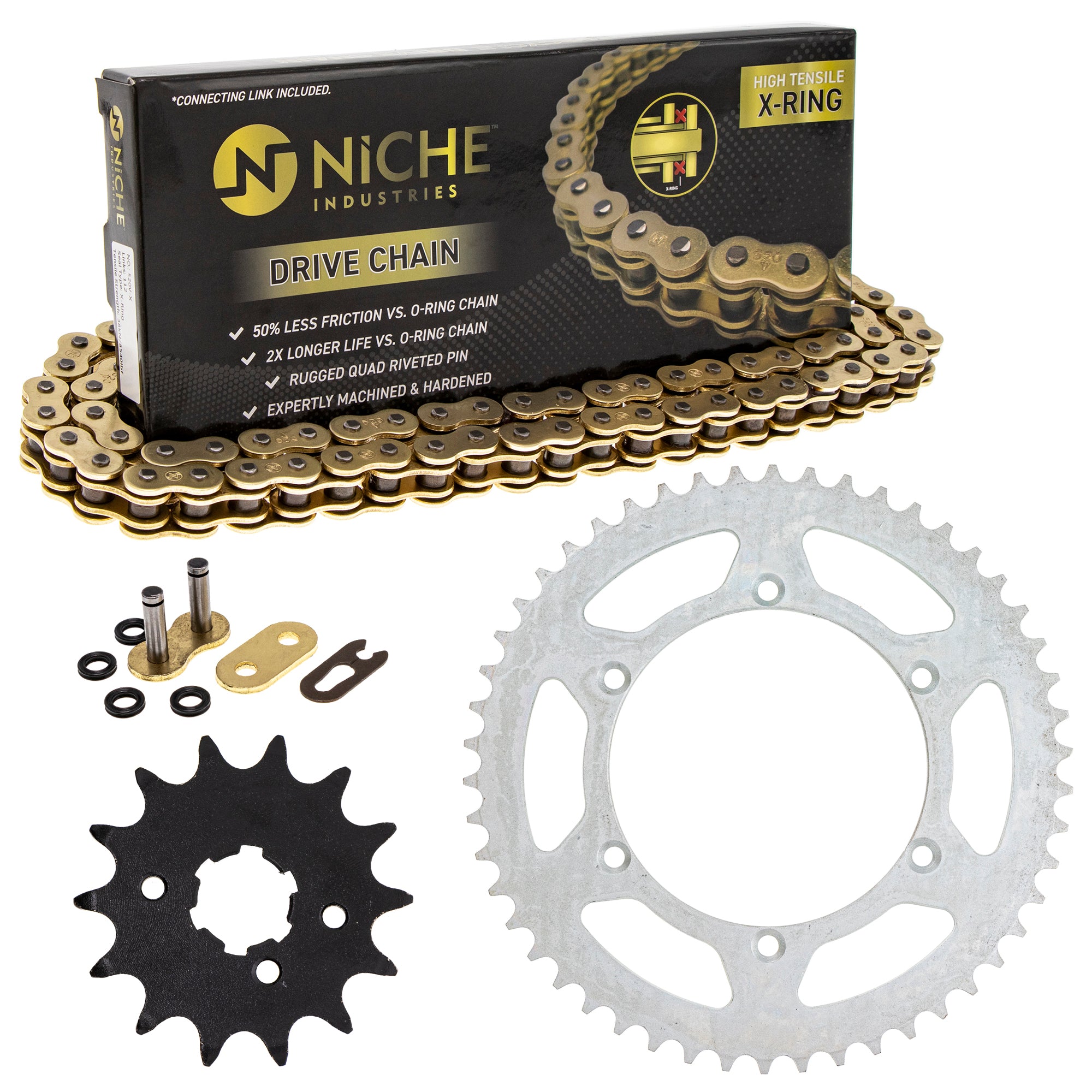 Drive Sprockets & Chain Kit for zOTHER Yamaha Kawasaki JT Sprocket KLX300R KLX250R NICHE MK1004690