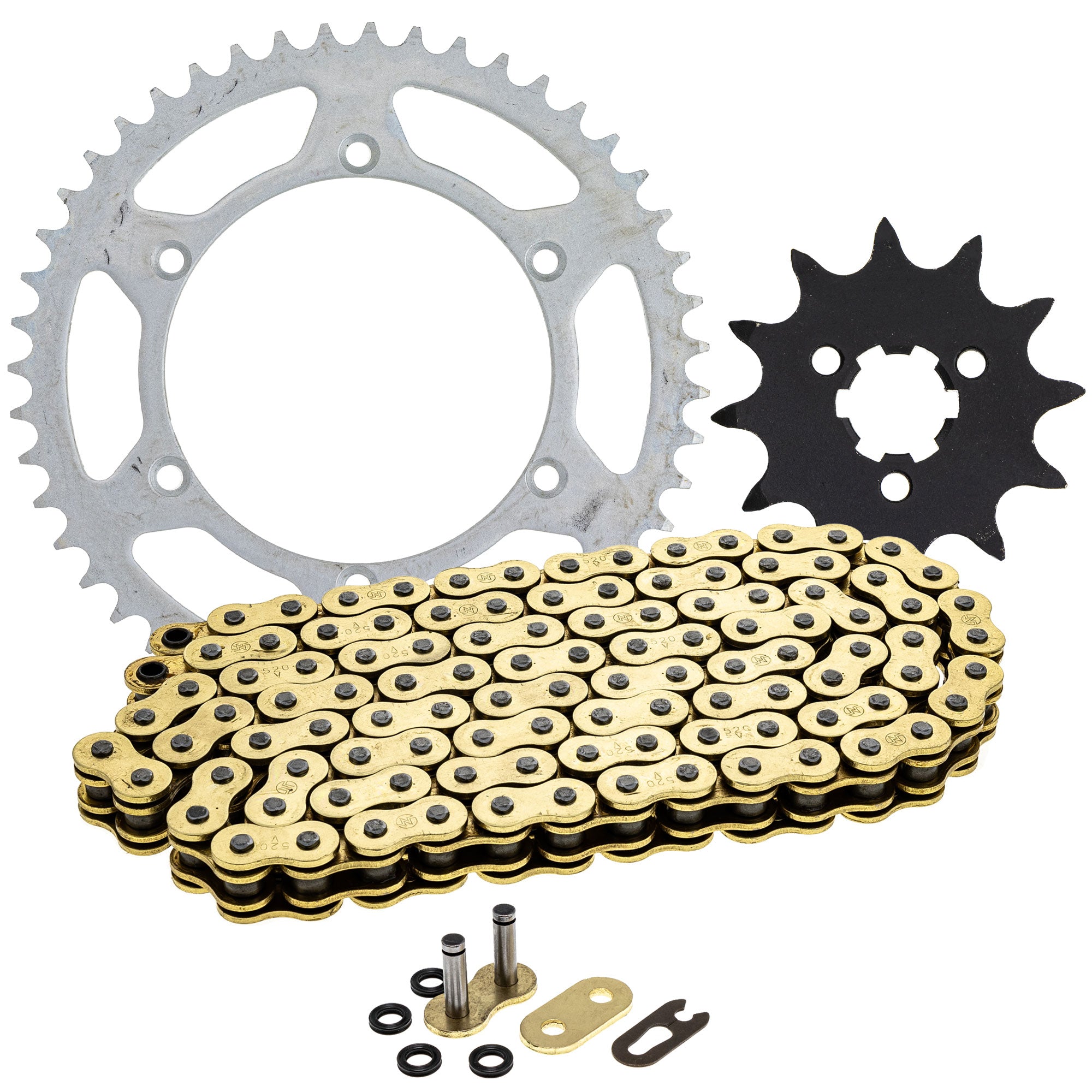 Drive Sprockets & Chain Kit for zOTHER Kawasaki JT Sprocket KX125 92057-0089 92057-0049 NICHE MK1004705