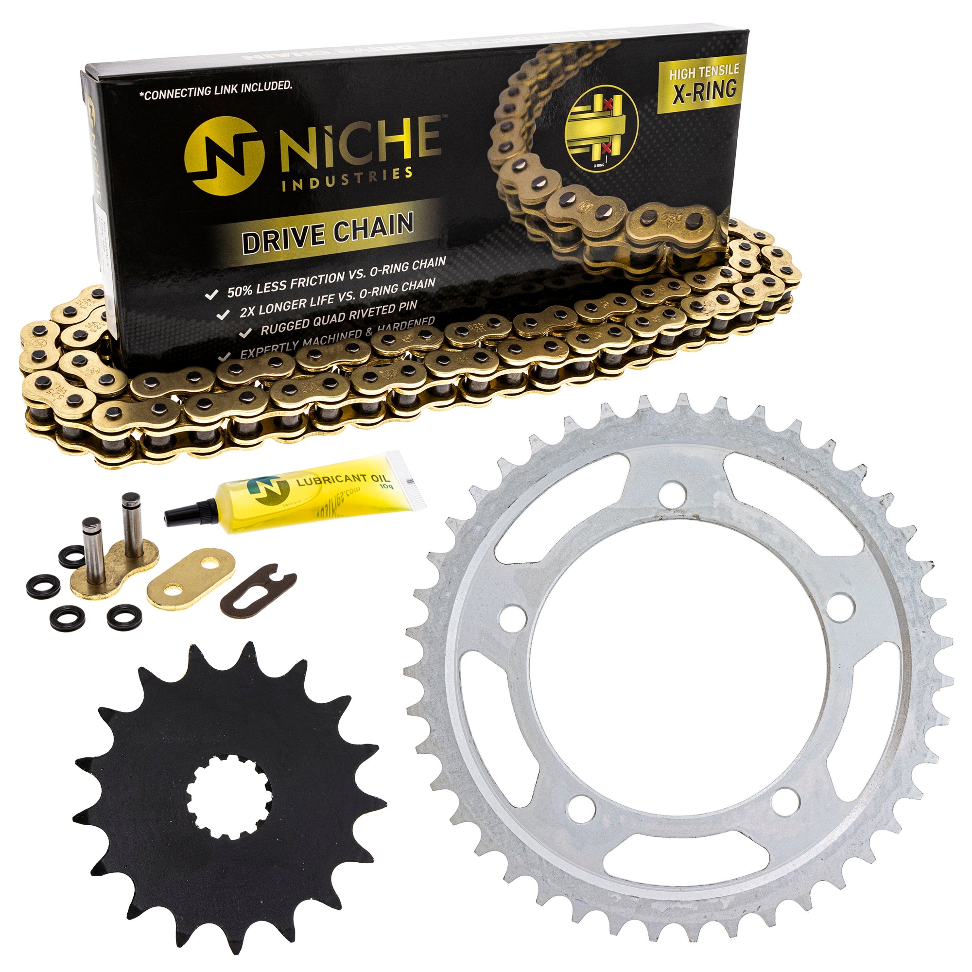 Drive Sprockets & Chain Kit for zOTHER Suzuki JT Sprocket GSXR750 519-KCS1329K-K001 NICHE MK1004857