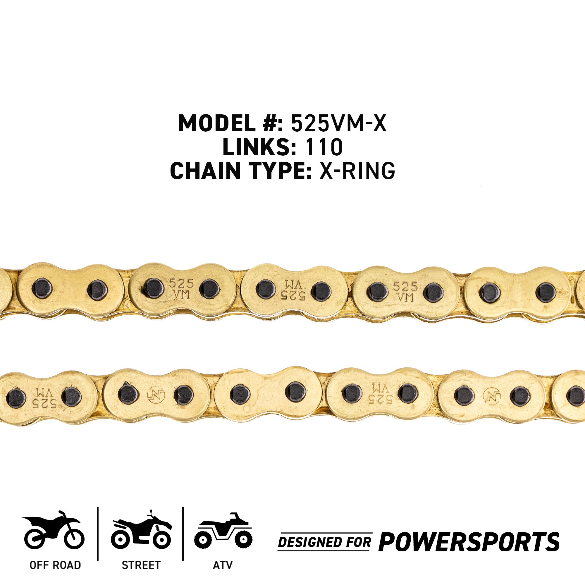 NICHE MK1004858 Drive Sprockets & Chain Kit for zOTHER DR650SE