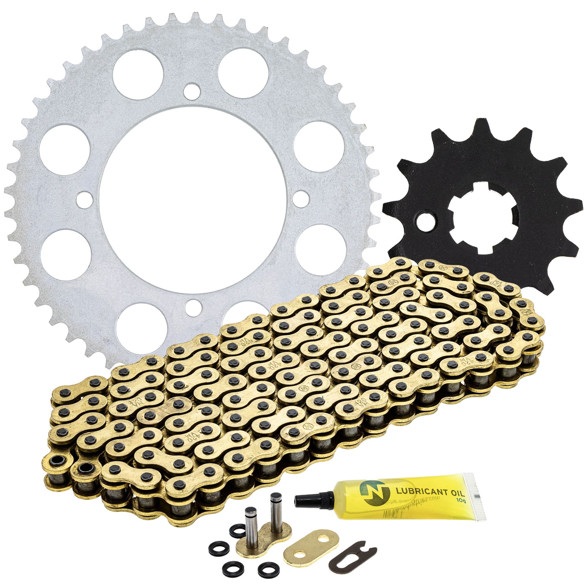 Drive Sprockets & Chain Kit for zOTHER Yamaha Kawasaki JT Sprocket KX80 KX100 13144-0564 NICHE MK1004956