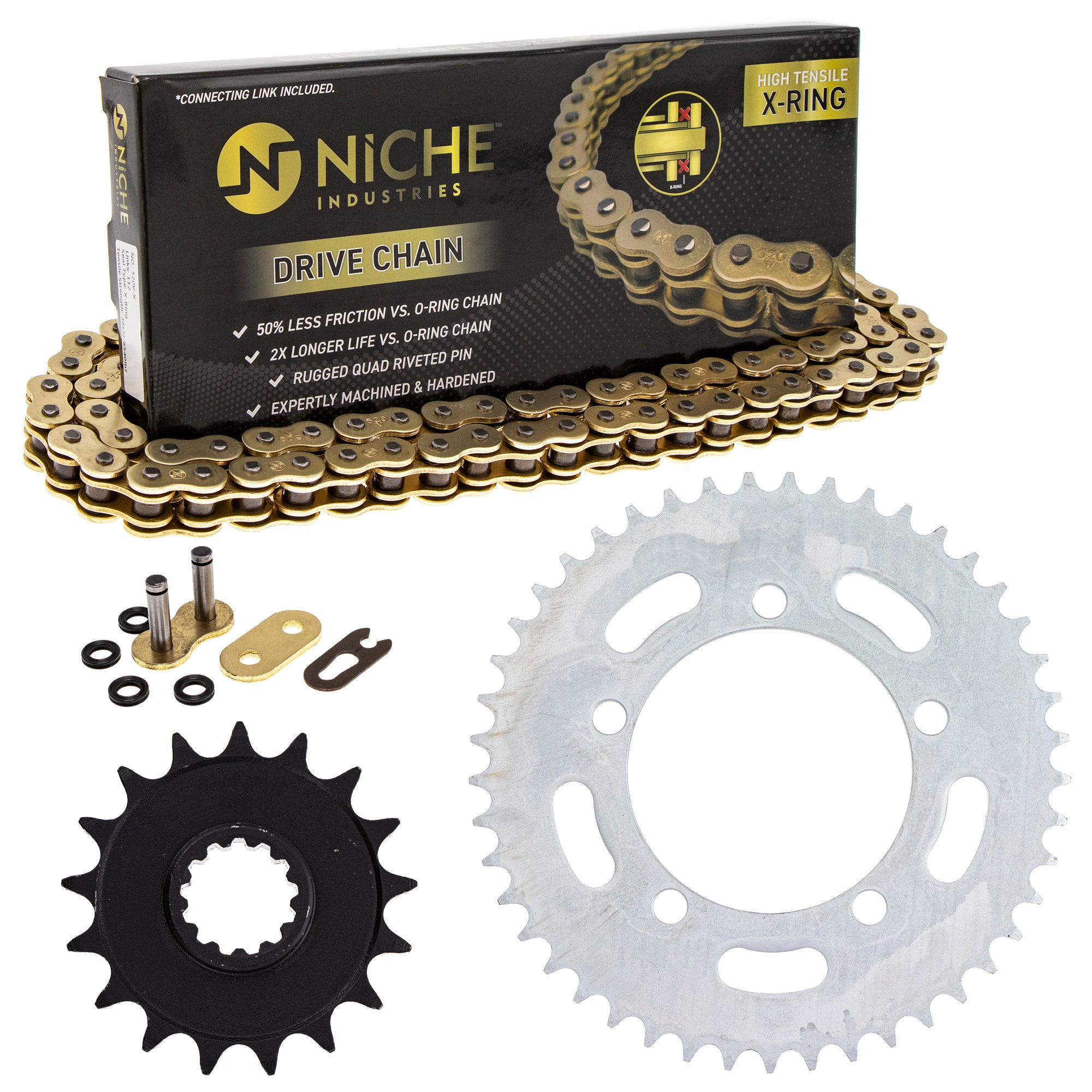 Drive Sprockets & Chain Kit for zOTHER S1000XR 519-KCS1572K-K001 NICHE MK1005100