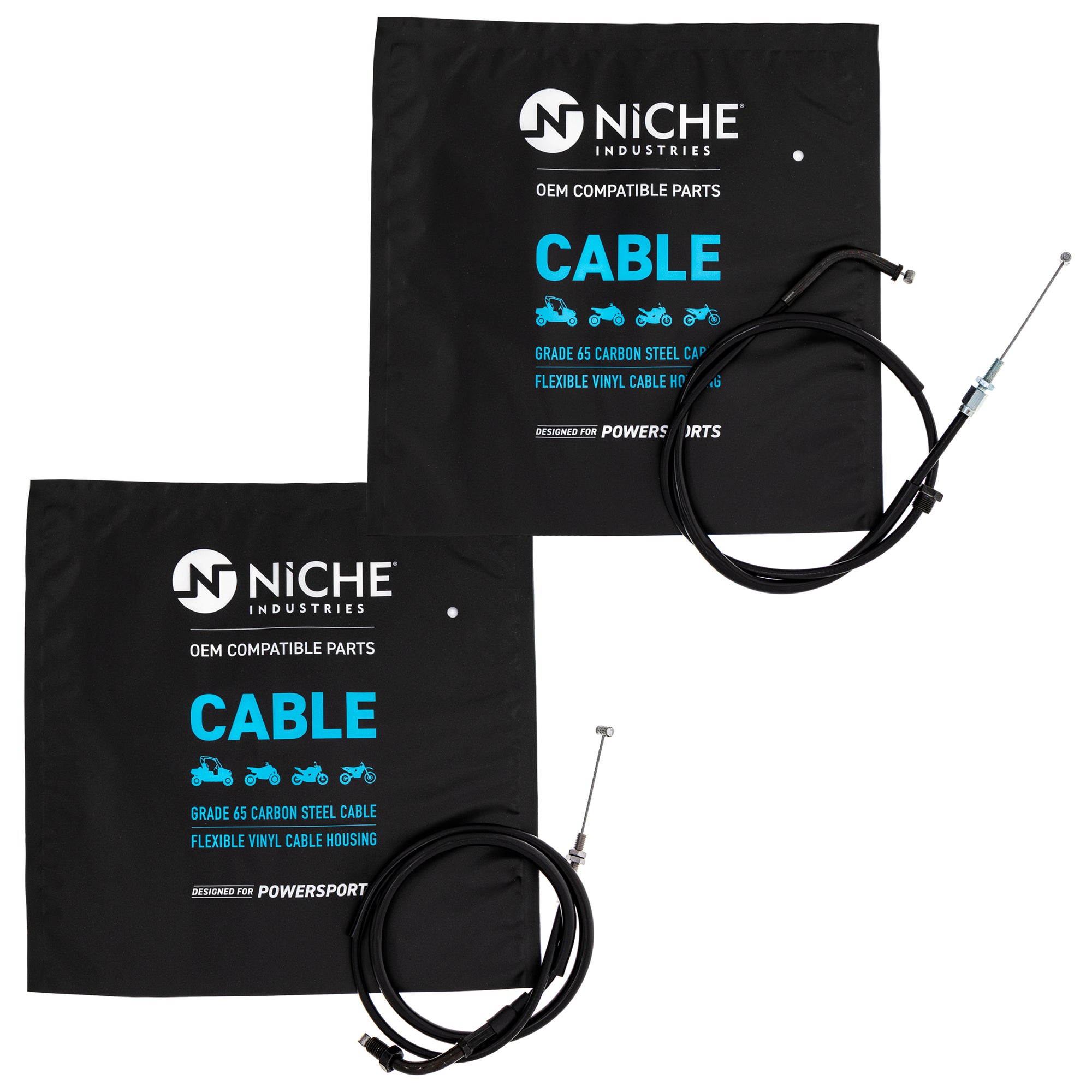 NICHE MK1005839 Throttle Cable Set for zOTHER Super CB750 CB550