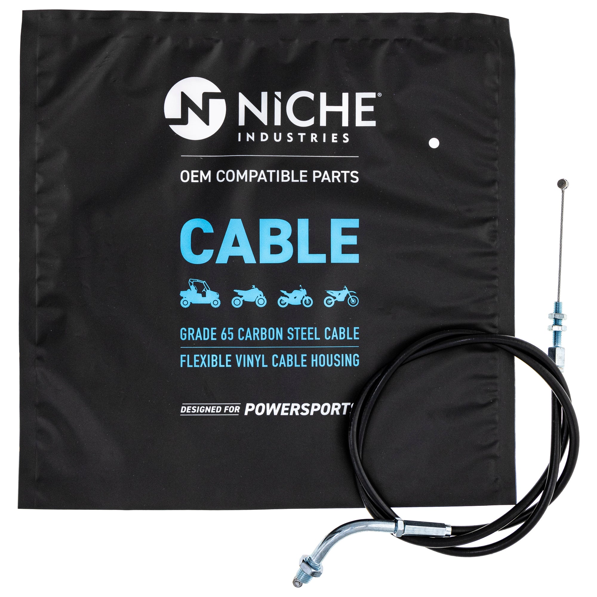 NICHE MK1005878 Throttle Cable Set for zOTHER KZ650D KZ1000G 650