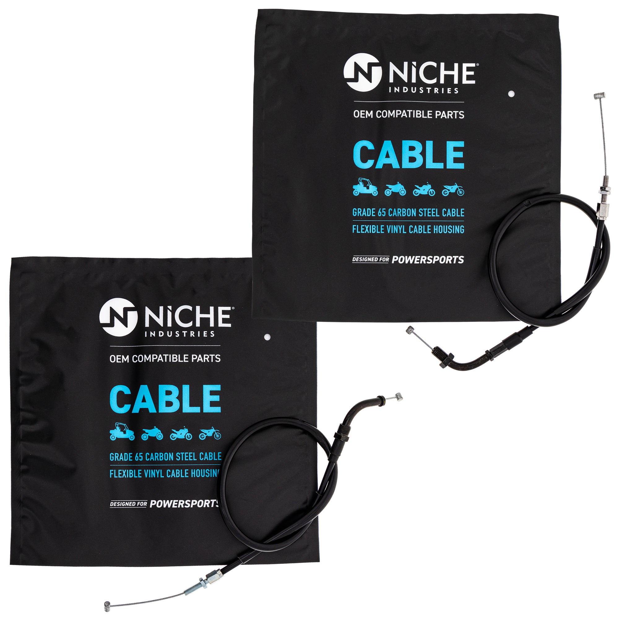 NICHE MK1005909 Throttle Cable Set for zOTHER Super CBR600SJ