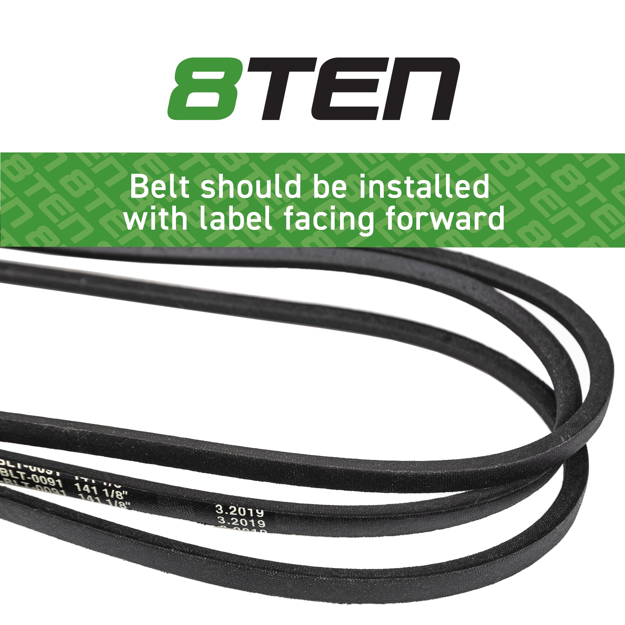 PTO Clutch Belt Kit for John Deere Z255 Eztrak GX21833 GX20571