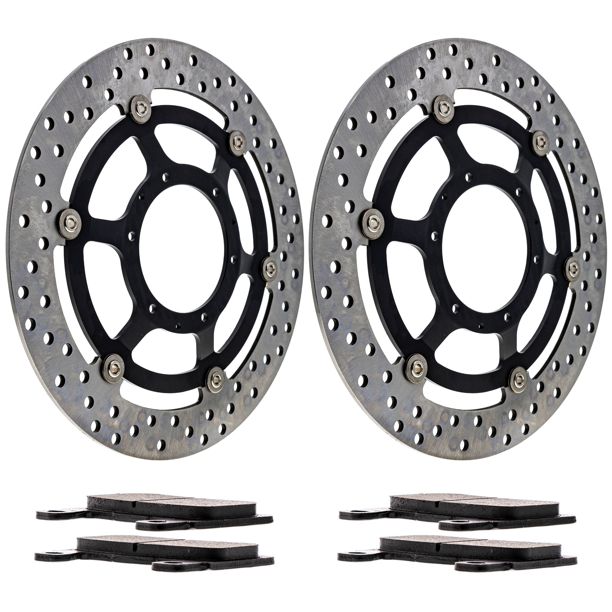 Front Brake Rotors and Pads Kit for zOTHER Yamaha CBR600RR 43082-0131 41300102 NICHE MK1006549