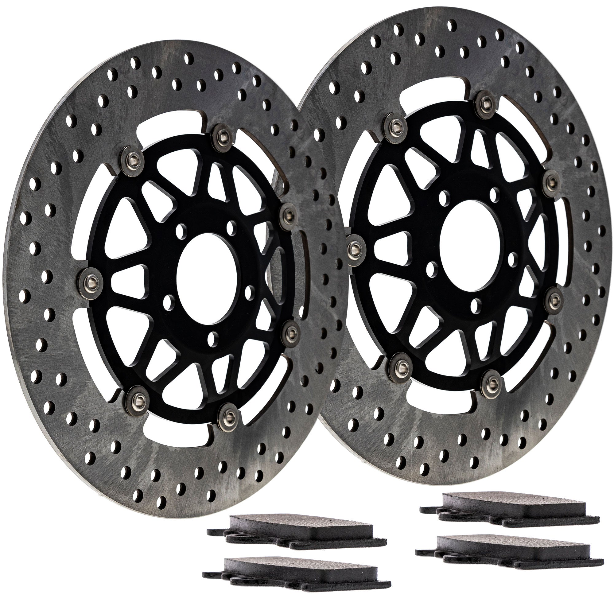 Complete Front or Rear Pad and Rotor Set for zOTHER Triumph Ducati BMW Ninja 43082-0016 NICHE MK1006705