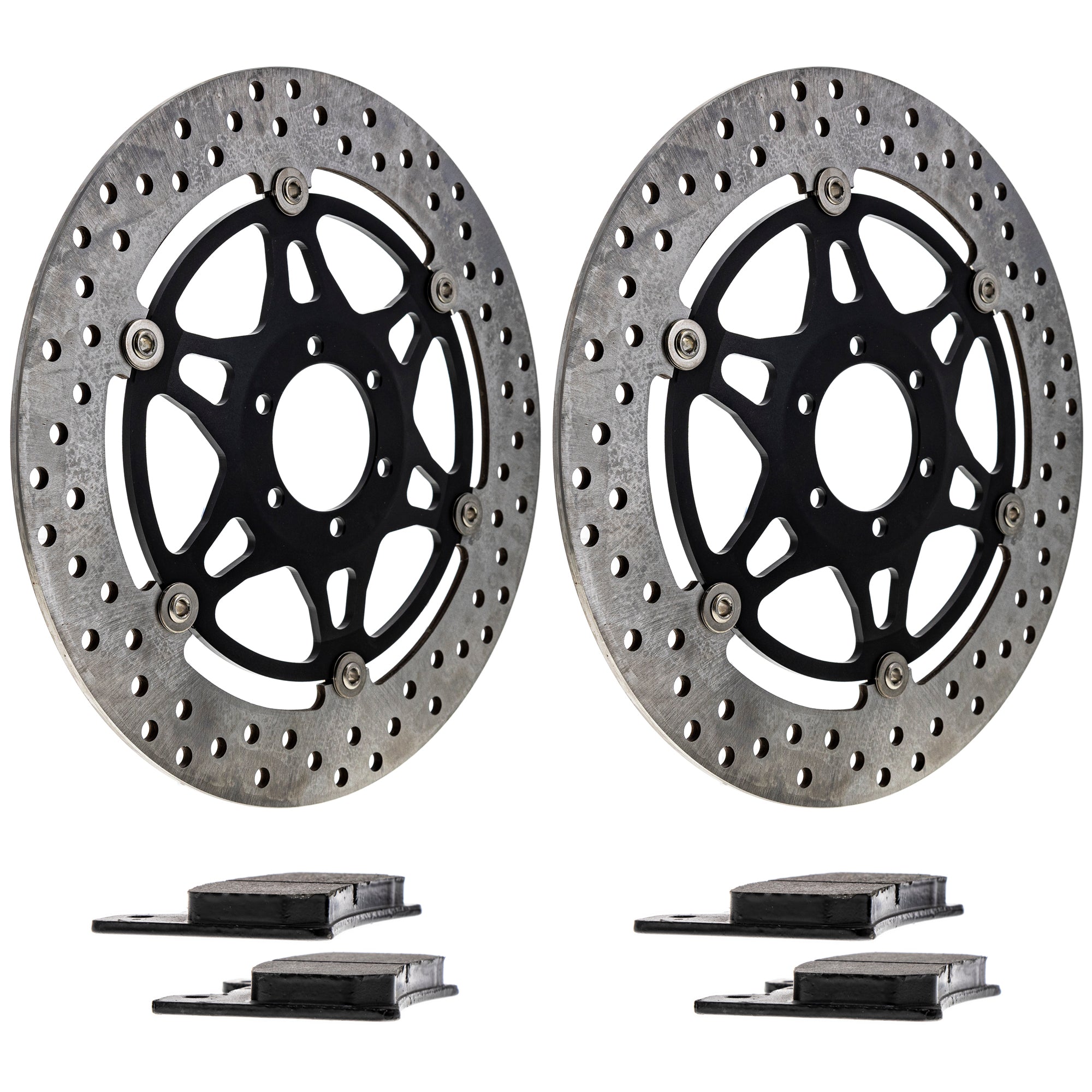 Front Brake Rotors and Pads Kit for zOTHER Polaris FZR1000 3GM-W0045-03-00 NICHE MK1006851