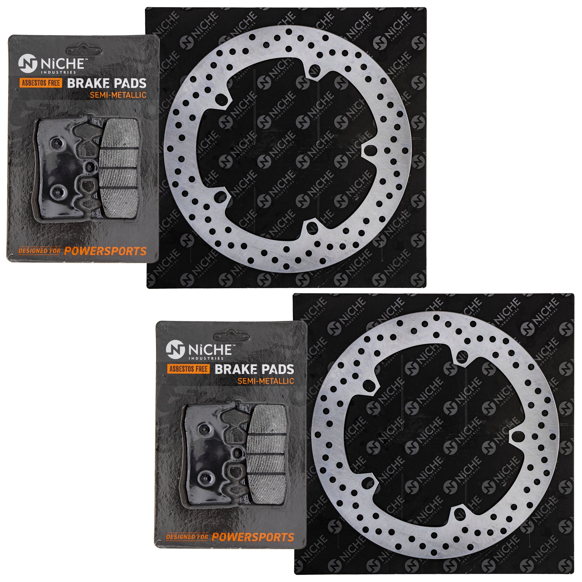 Front Brake Rotors and Pads Kit for zOTHER Victory KTM BMW R1200RS R1200GS 34118548028 NICHE MK1006917