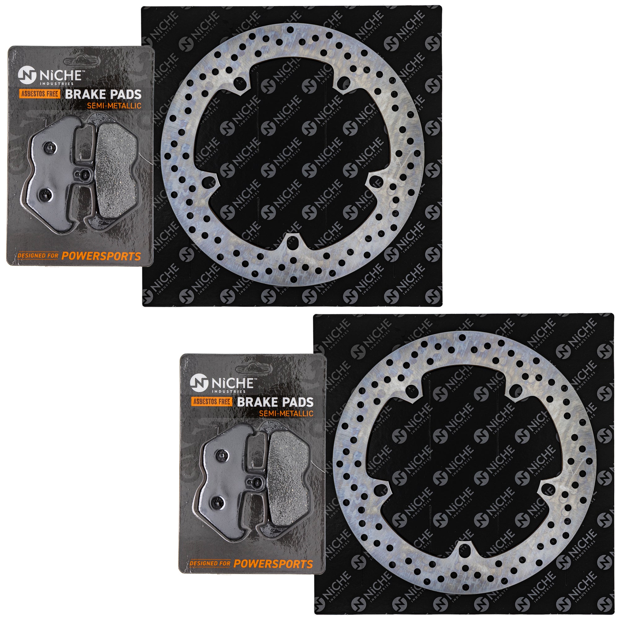 Front Brake Rotors and Pads Kit for zOTHER Kawasaki R850R R1200C R1150GS R1100RT NICHE MK1006950