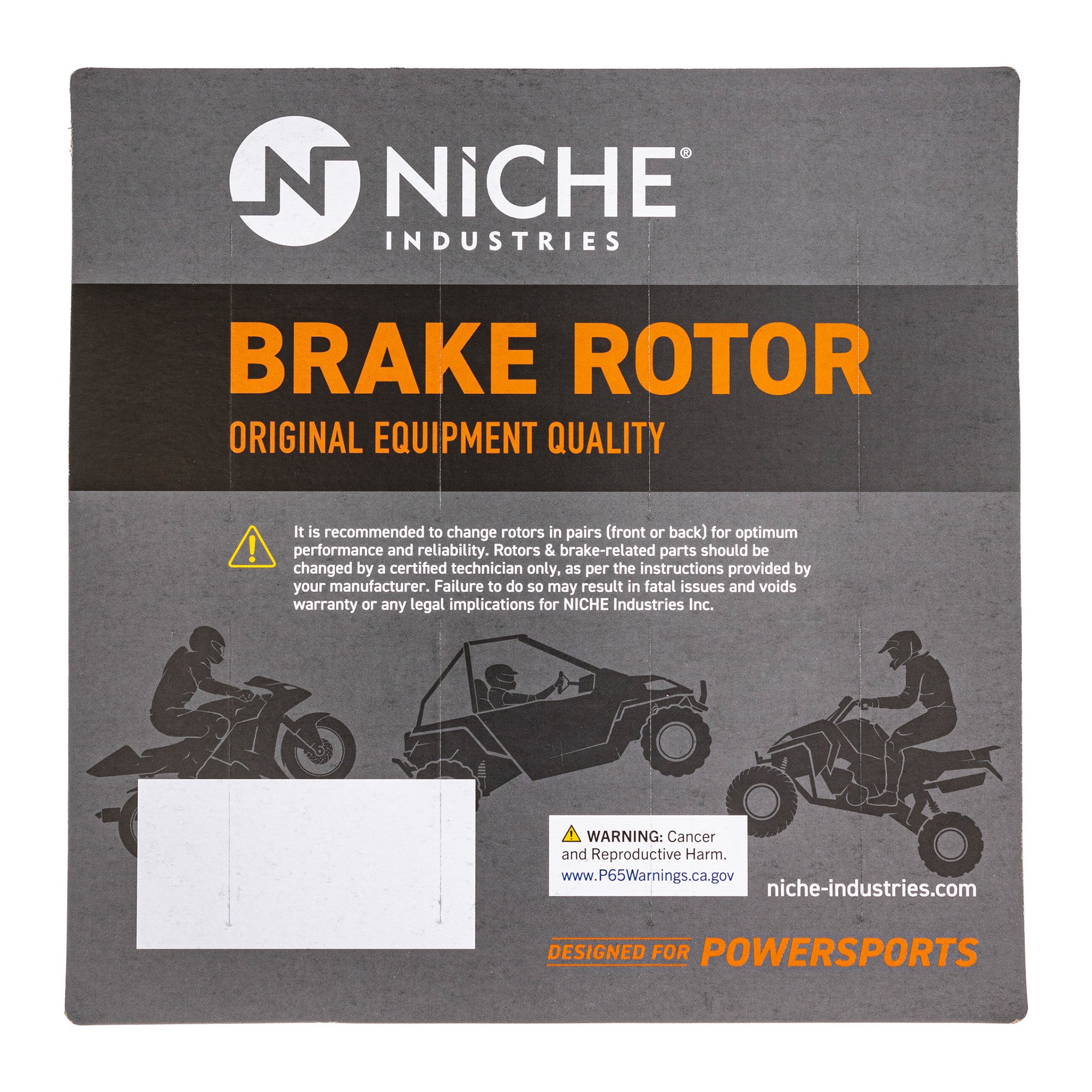 NICHE MK1007136 Brake Pad Set