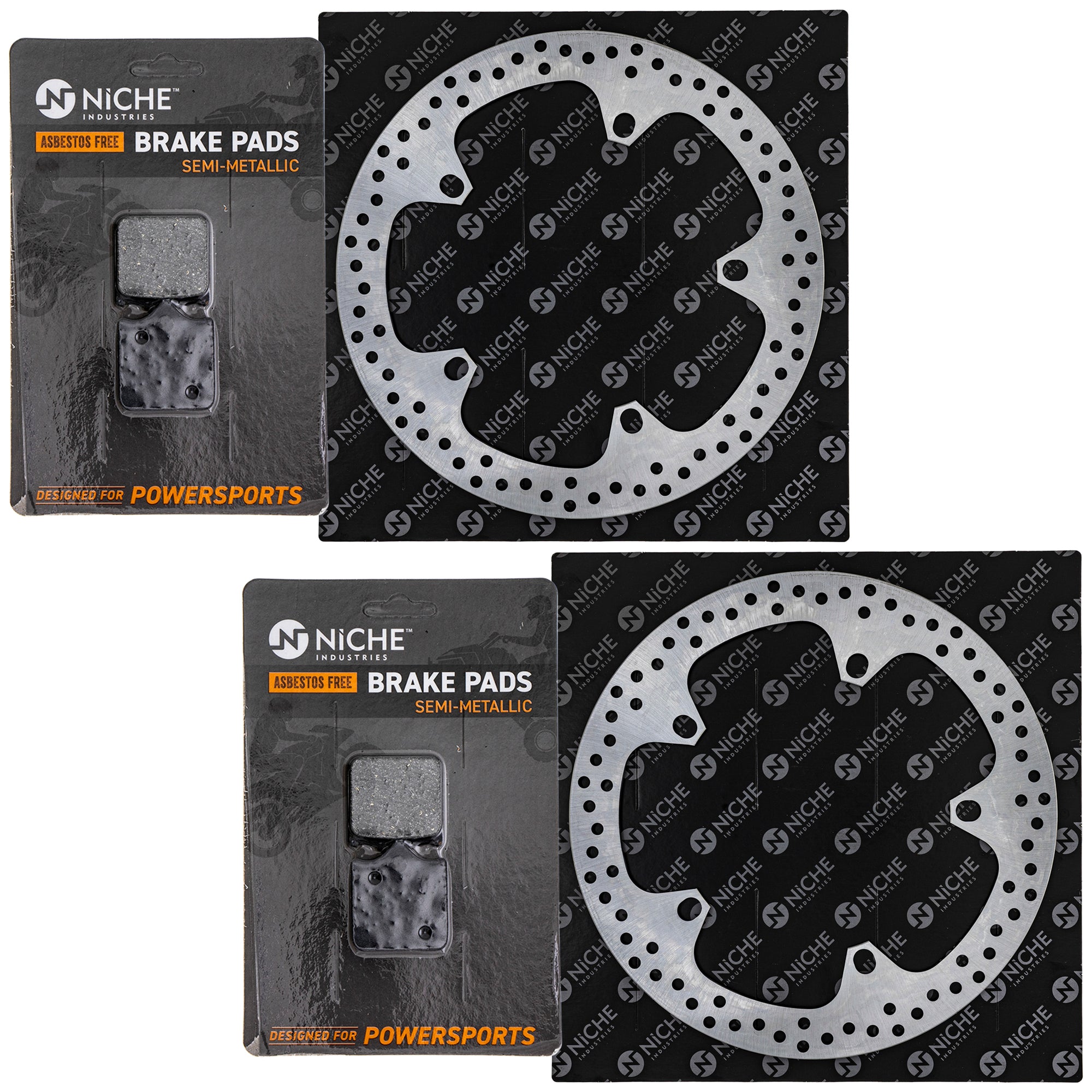Front Brake Rotors and Pads Kit for zOTHER Kawasaki S1000RR S1000R T2025247 34117714800 NICHE MK1007199