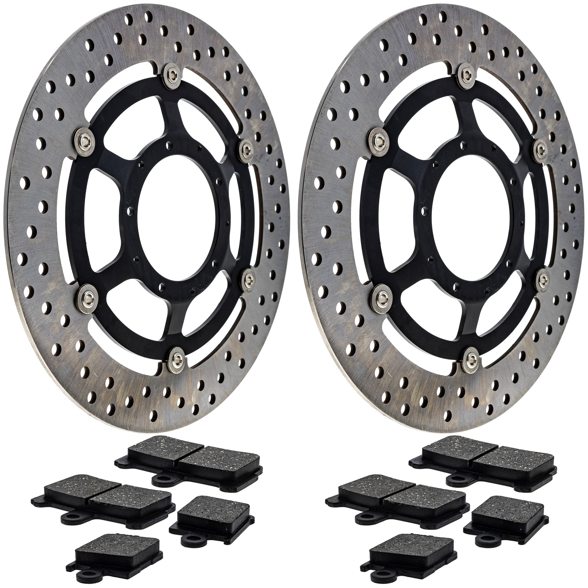 Complete Front or Rear Pad and Rotor Set for zOTHER Kawasaki Interceptor 06455-MGE-016 NICHE MK1007500