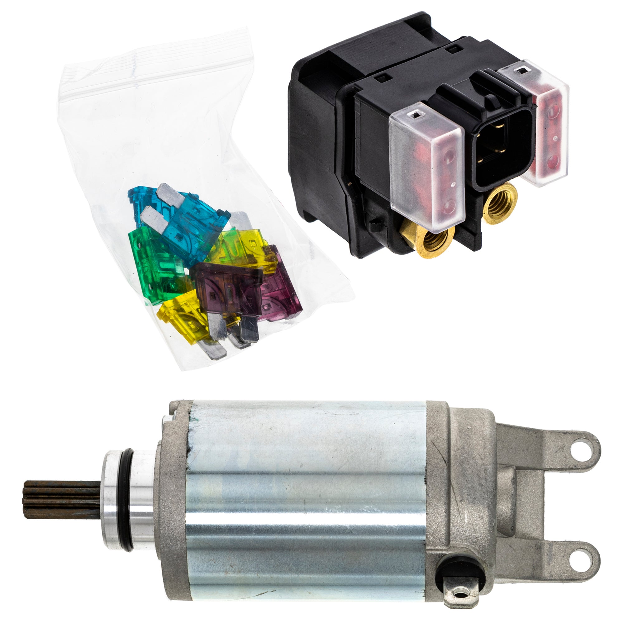 Starter Motor & Solenoid Kit for zOTHER Burgman 31100-32C11 31100-14F01 31100-06H01 NICHE MK1007515