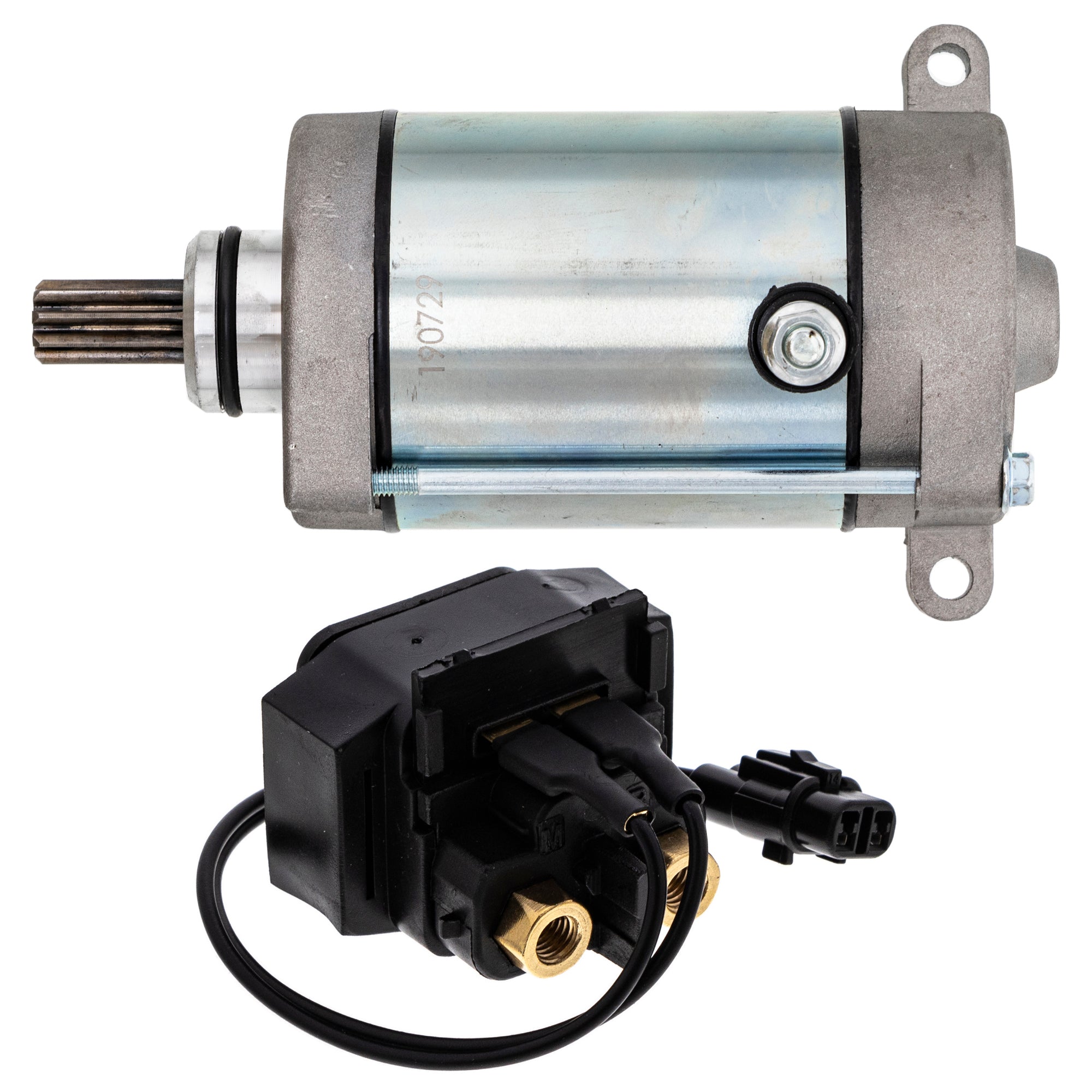 Starter Motor & Solenoid Kit for zOTHER Yamaha Grizzly 5KM-81890-00-00 4WV-81890-00-00 NICHE MK1007535