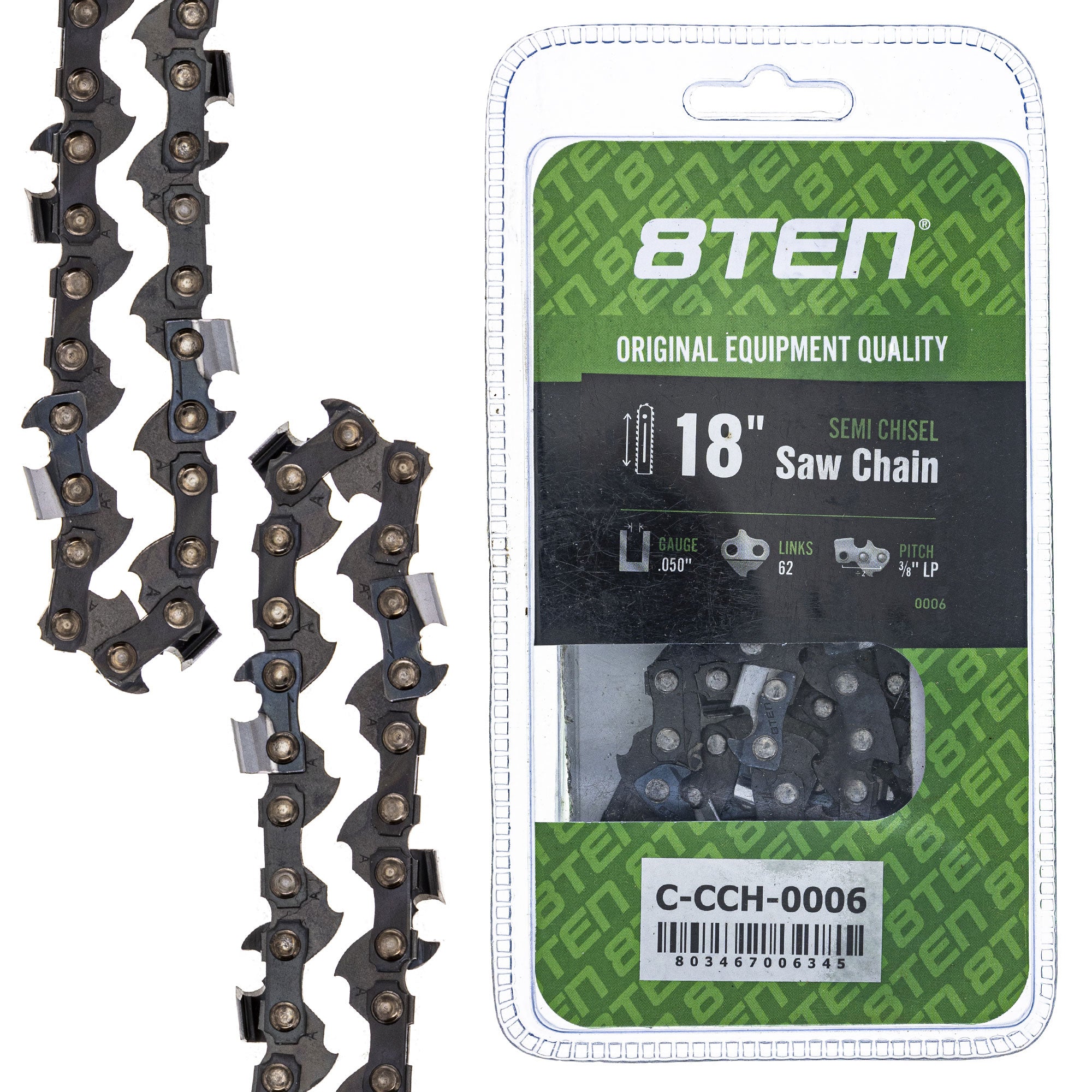 8TEN MK1010227 Guide Bar & Chain for CS-4010 CS-400F CS-400