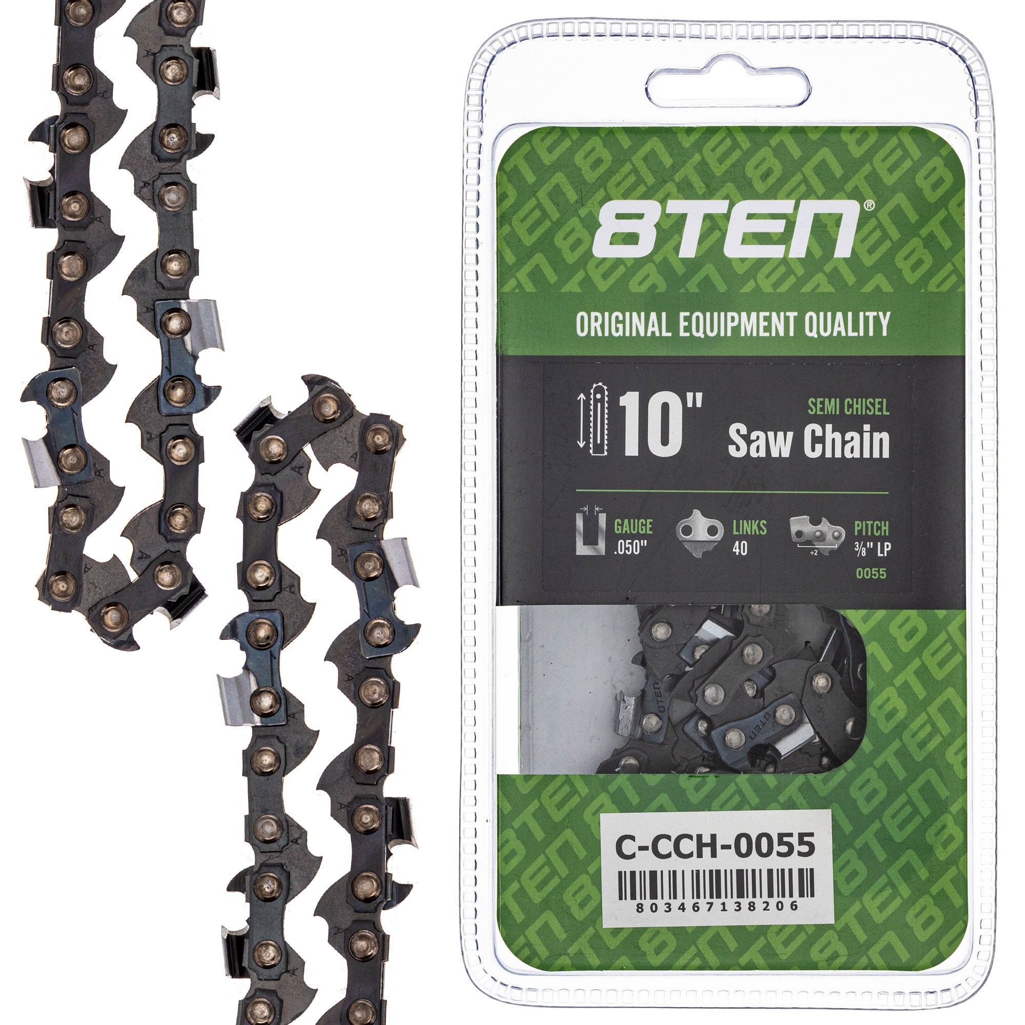 8TEN MK1010255 Guide Bar & Chain for WG309 PSCS06B00 PS43010