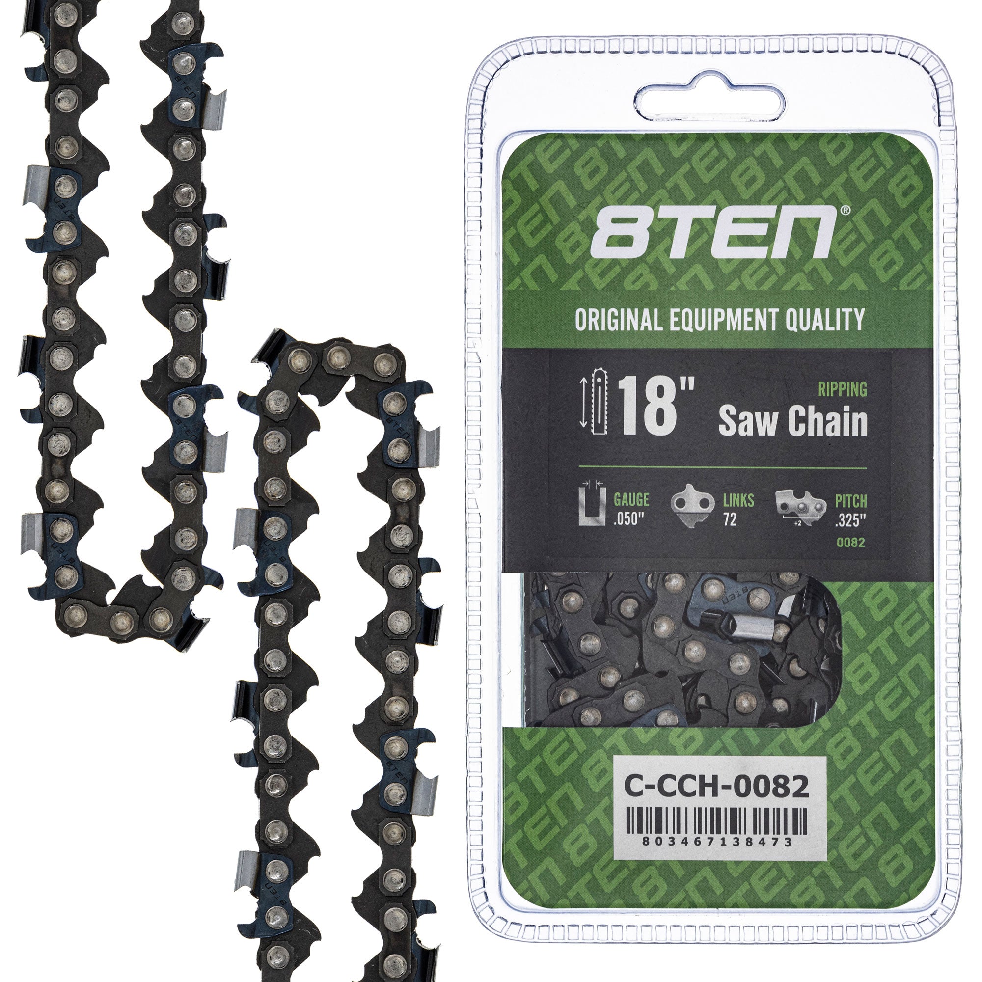 8TEN MK1010317 Guide Bar & Chain for PS