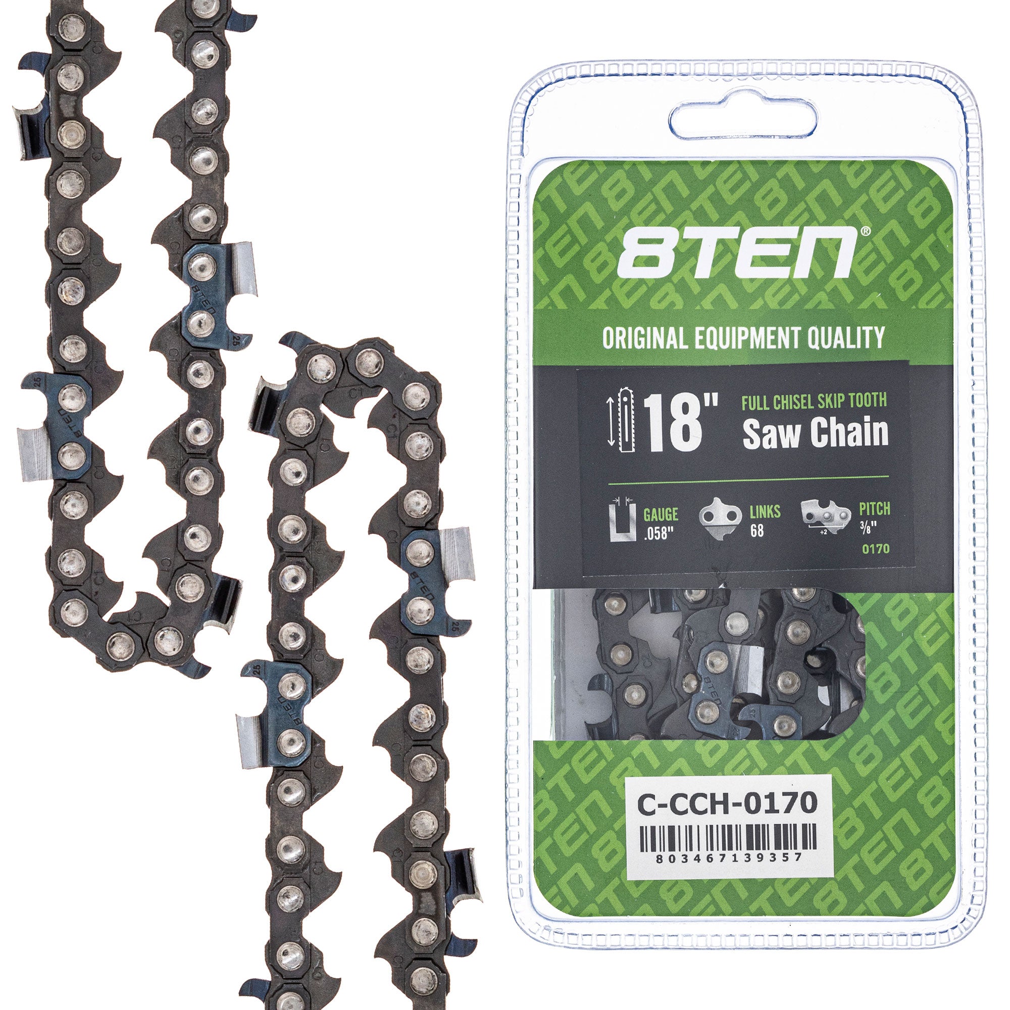 8TEN MK1010329 Guide Bar & Chain for S-65 S-55 S-50 R-440