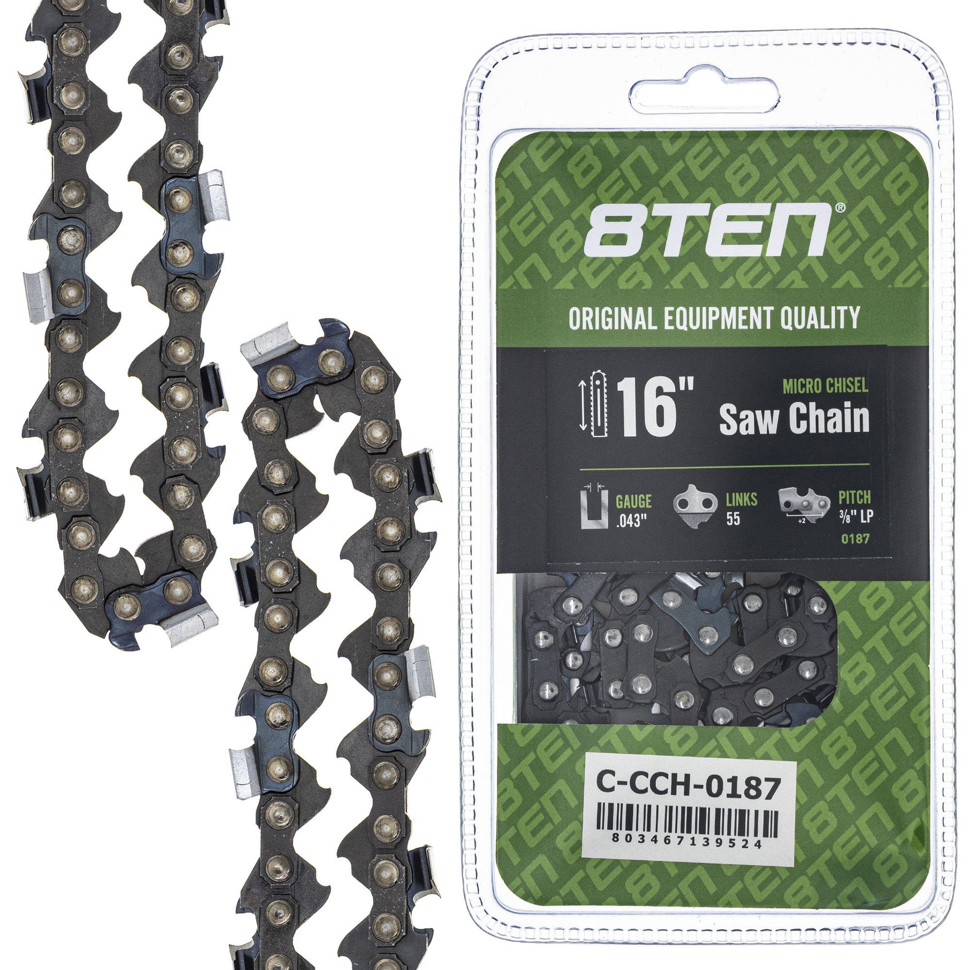 8TEN MK1010337 Guide Bar & Chain for MSE MS HT E